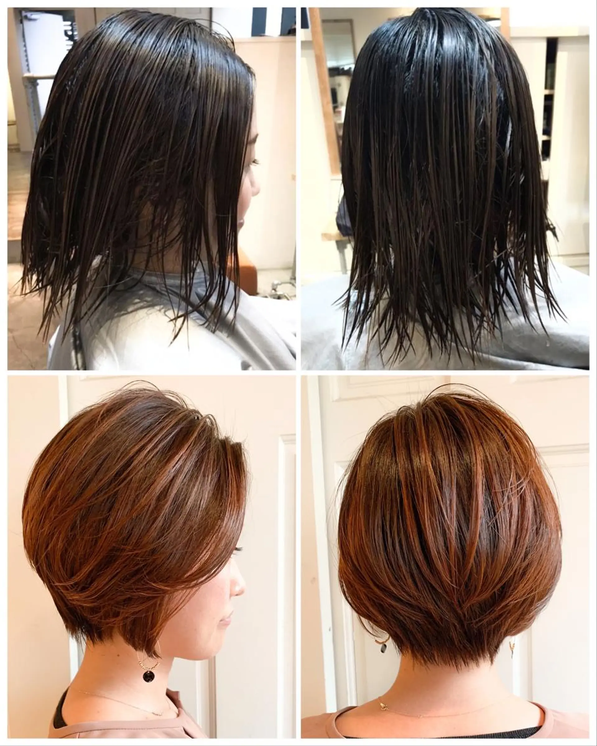 ショート カラー カット ヘアカラー トリートメント HAIR WORKS HELM所属・ショート✨ボブ✨代表 新田見美仁のヘアスタイル