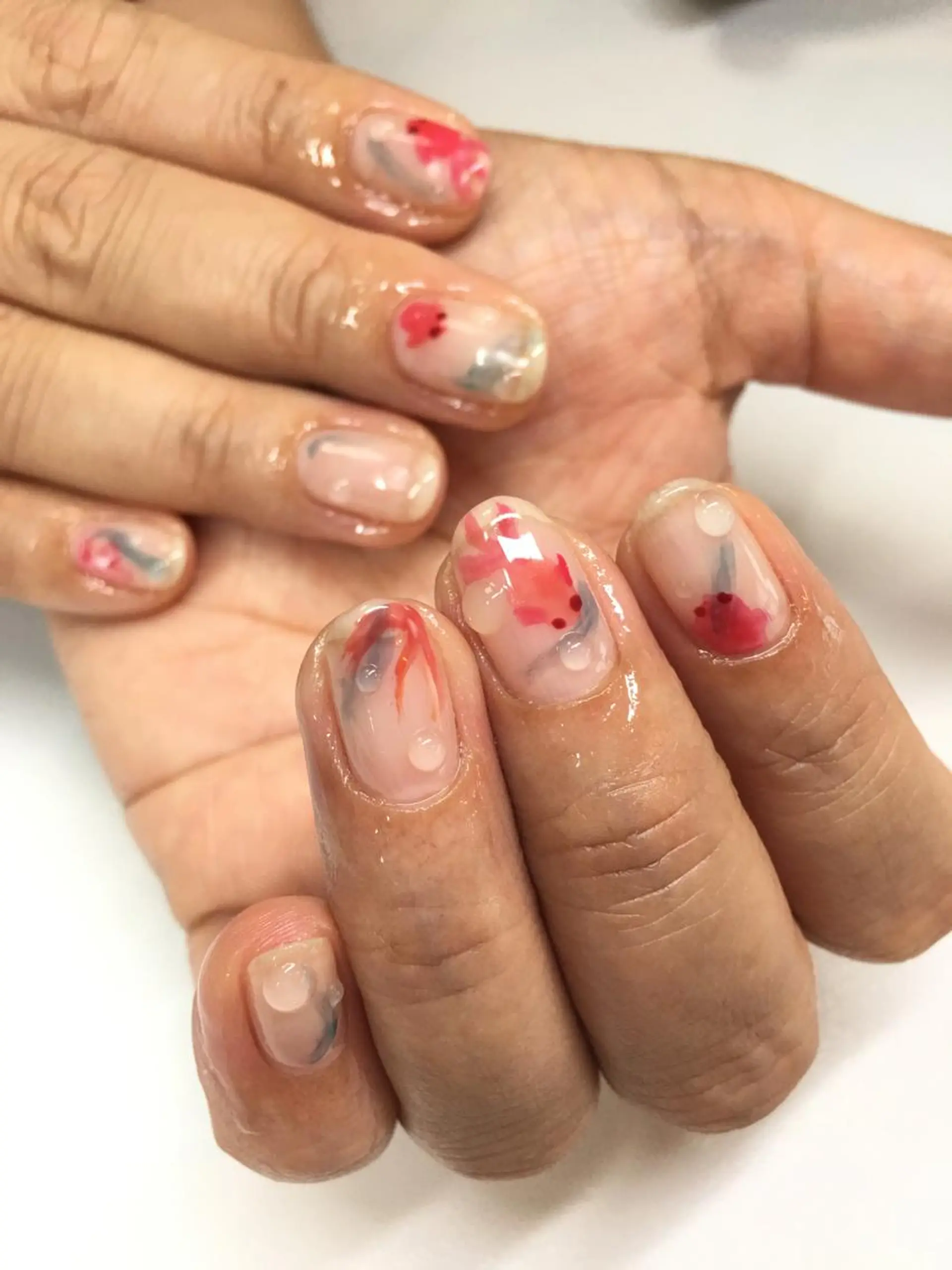 ネイル クリアネイル ハンドネイル glow_ nailのネイルデザイン