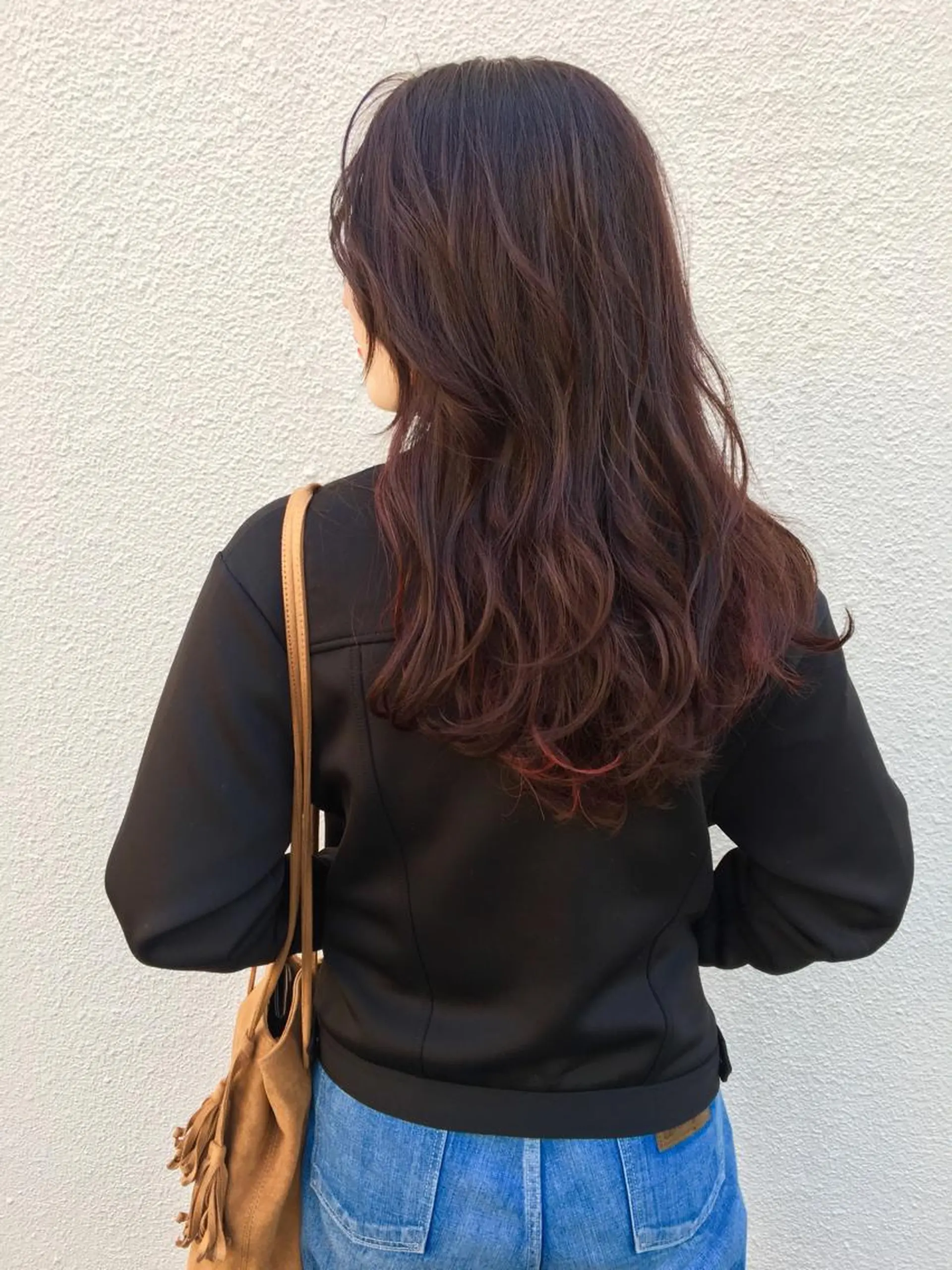 ロング カラー グラデーションカラー インナーカラー ピンクカラー Ｑue所属・stylist takahashiのヘアスタイル