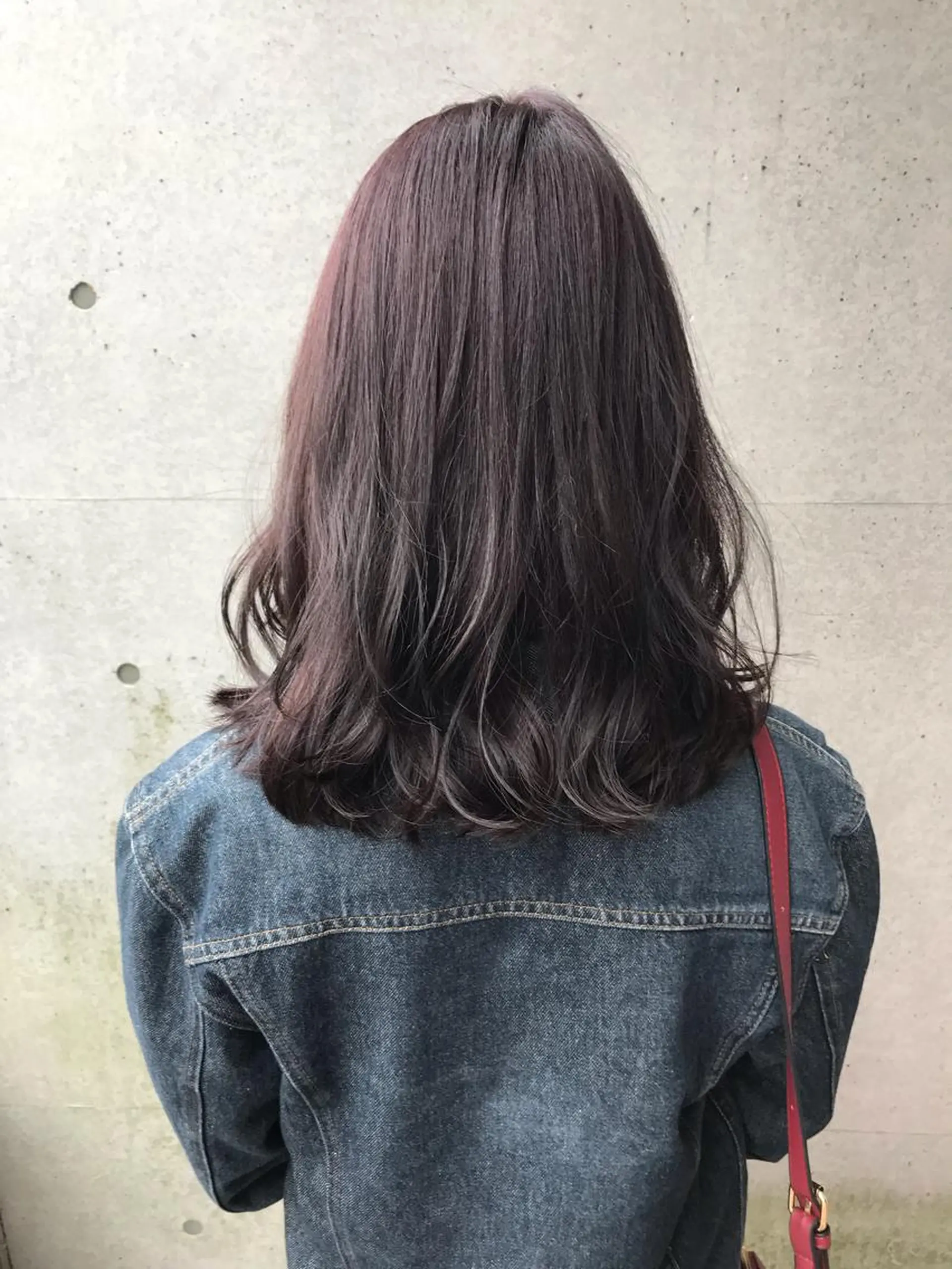 セミロング カラー ヘアアレンジ アッシュ バイオレットカラー バイオレットアッシュ clan所属・Satsuki ✂︎♡のヘアスタイル