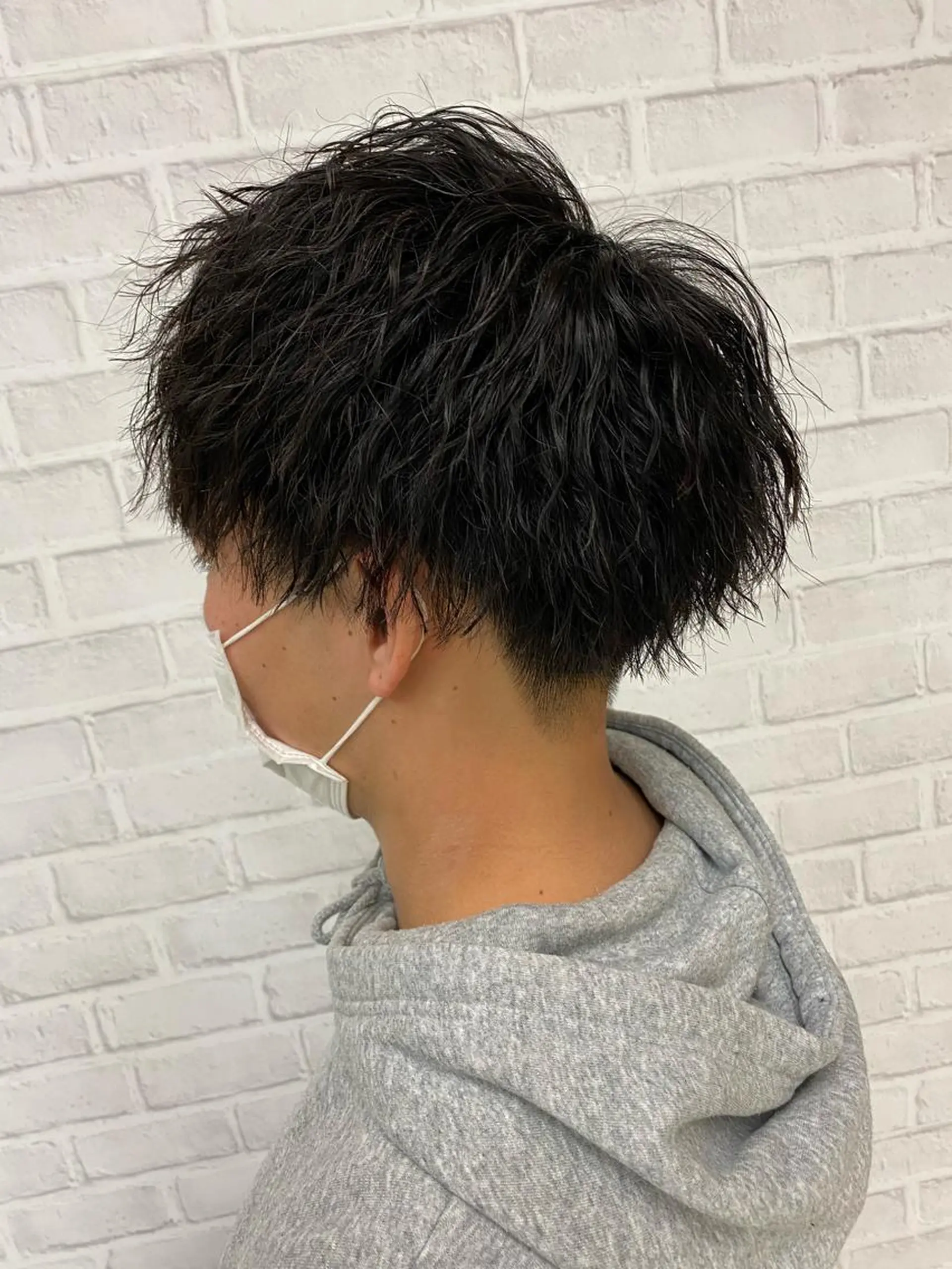 メンズ カット パーマ クロスパーマ🥇韓国 ヘア🇰🇷濵田航希のヘアスタイル