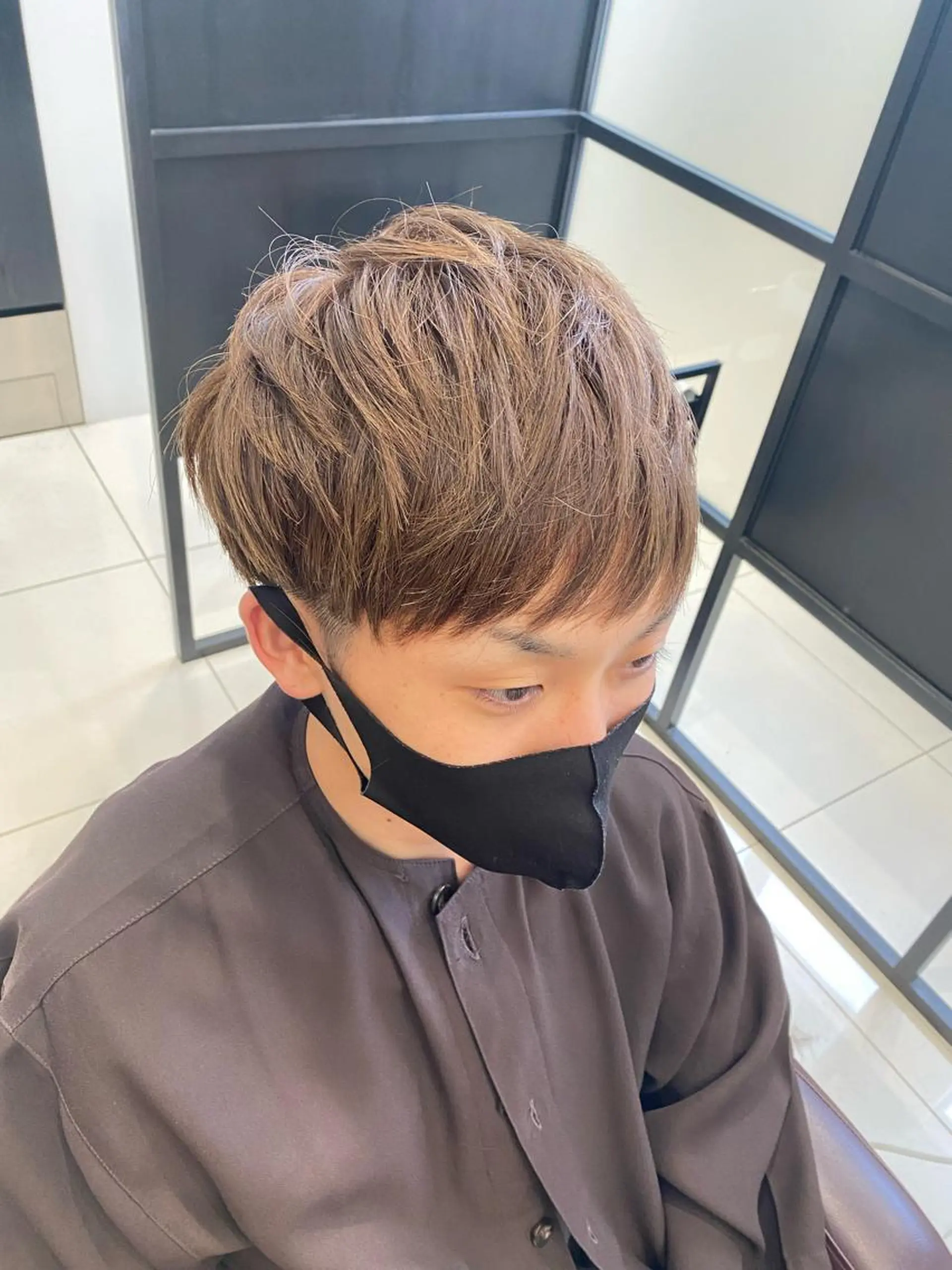 メンズ メンズハイライト ヤマグチ ナツキのヘアスタイル