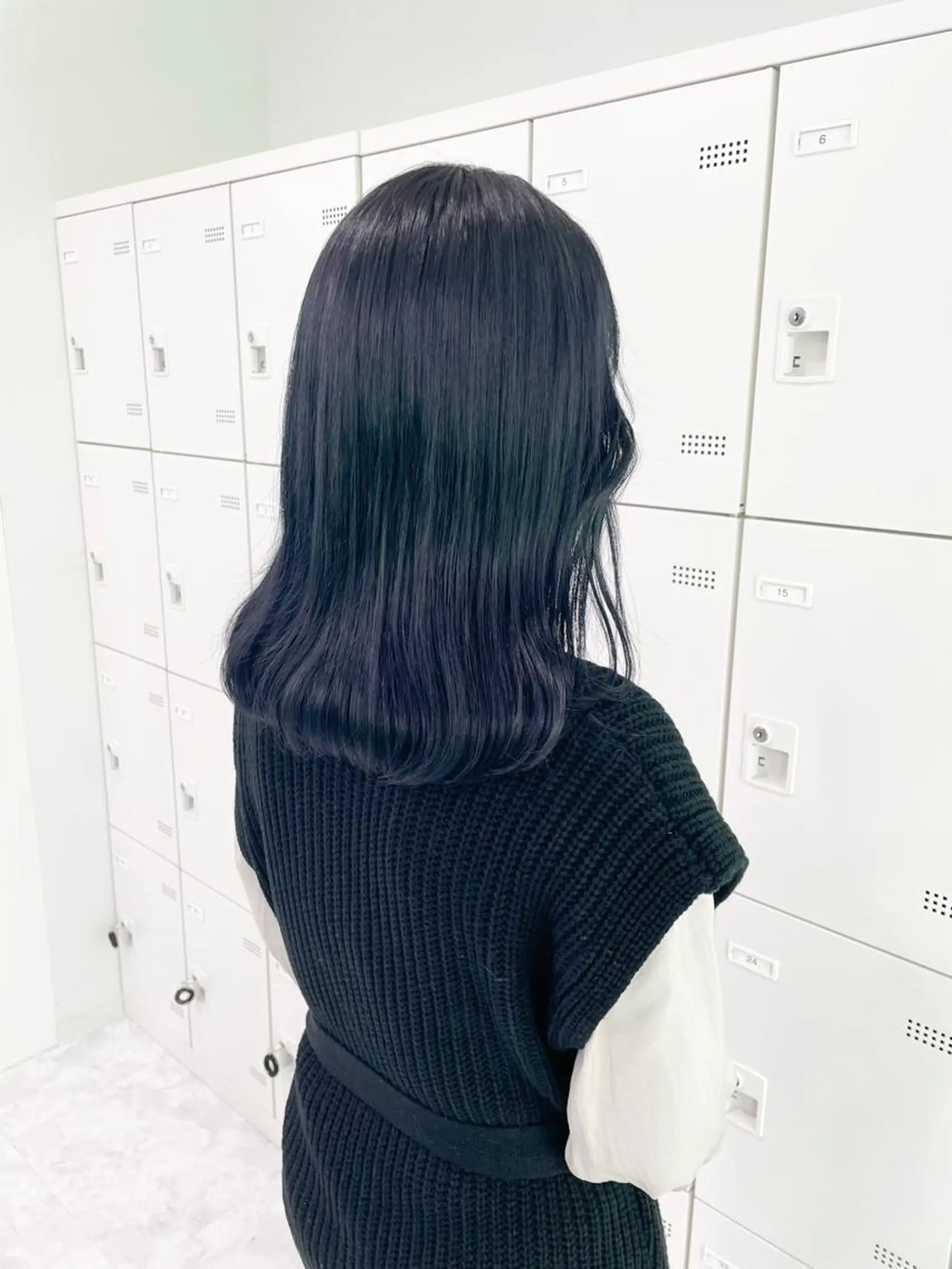 セミロング カラー ヘアアレンジ Ella所属・nana【艶髪】/ レイヤー/縮毛矯正のヘアスタイル