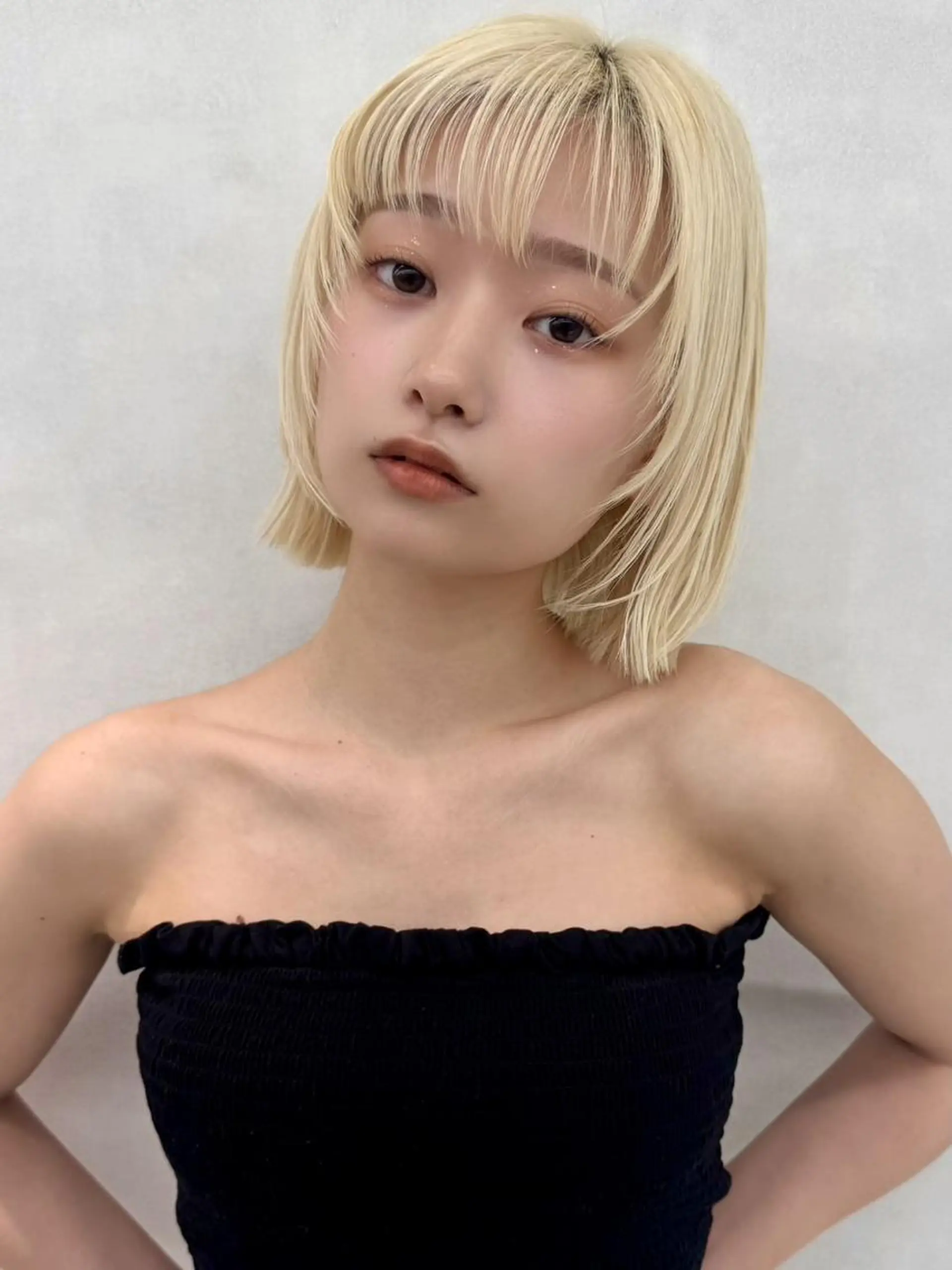 ミディアム 切りっぱなしボブ ボブ 🦋ショート・ボブ 💖RYUGA💖のヘアスタイル