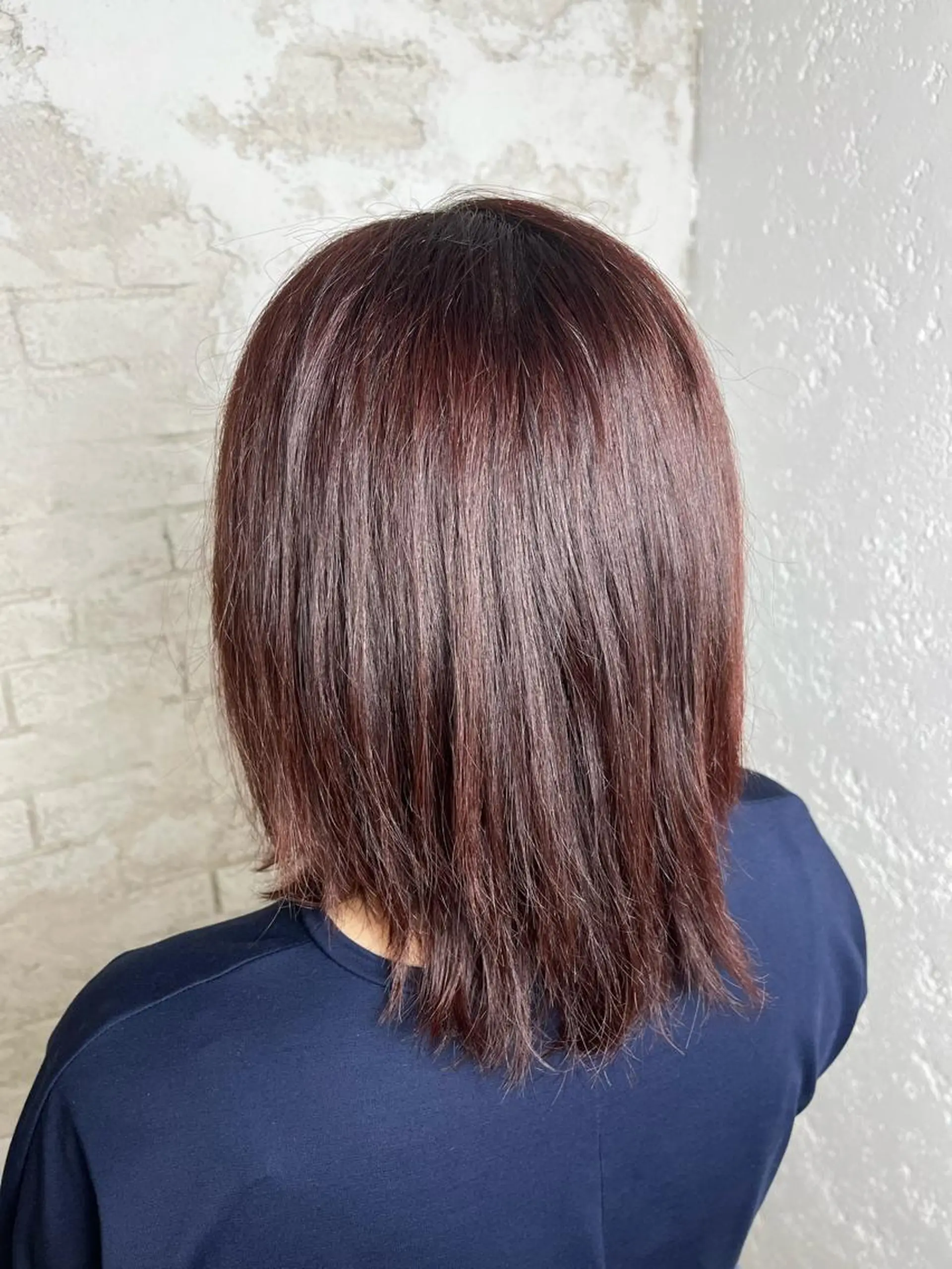 ミディアム 韓国風透明感カラー 💎YUI💎のヘアスタイル