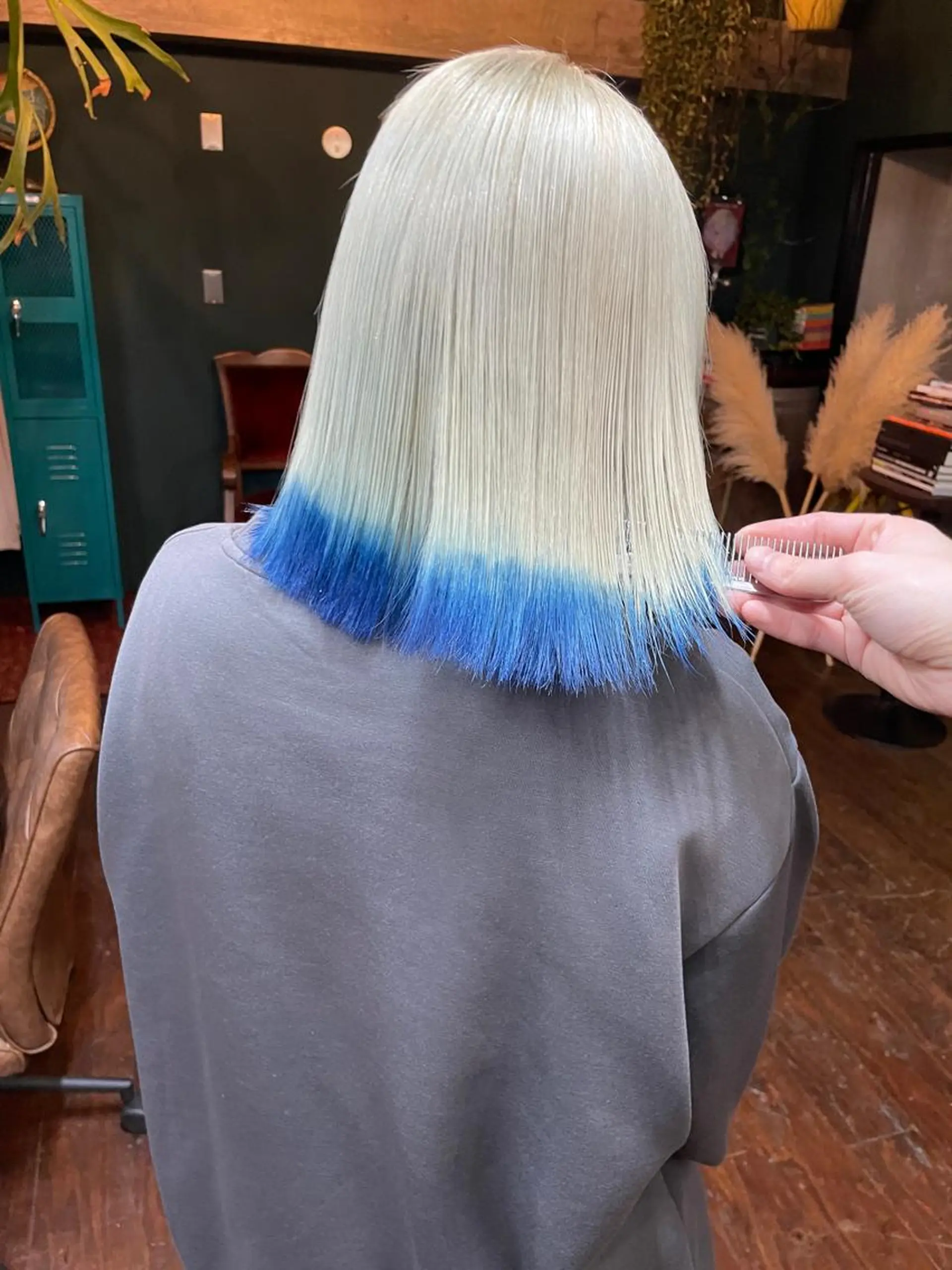 ミディアム カット ヘアカラー トリートメント vivre libre所属・vivre libreのヘアスタイル