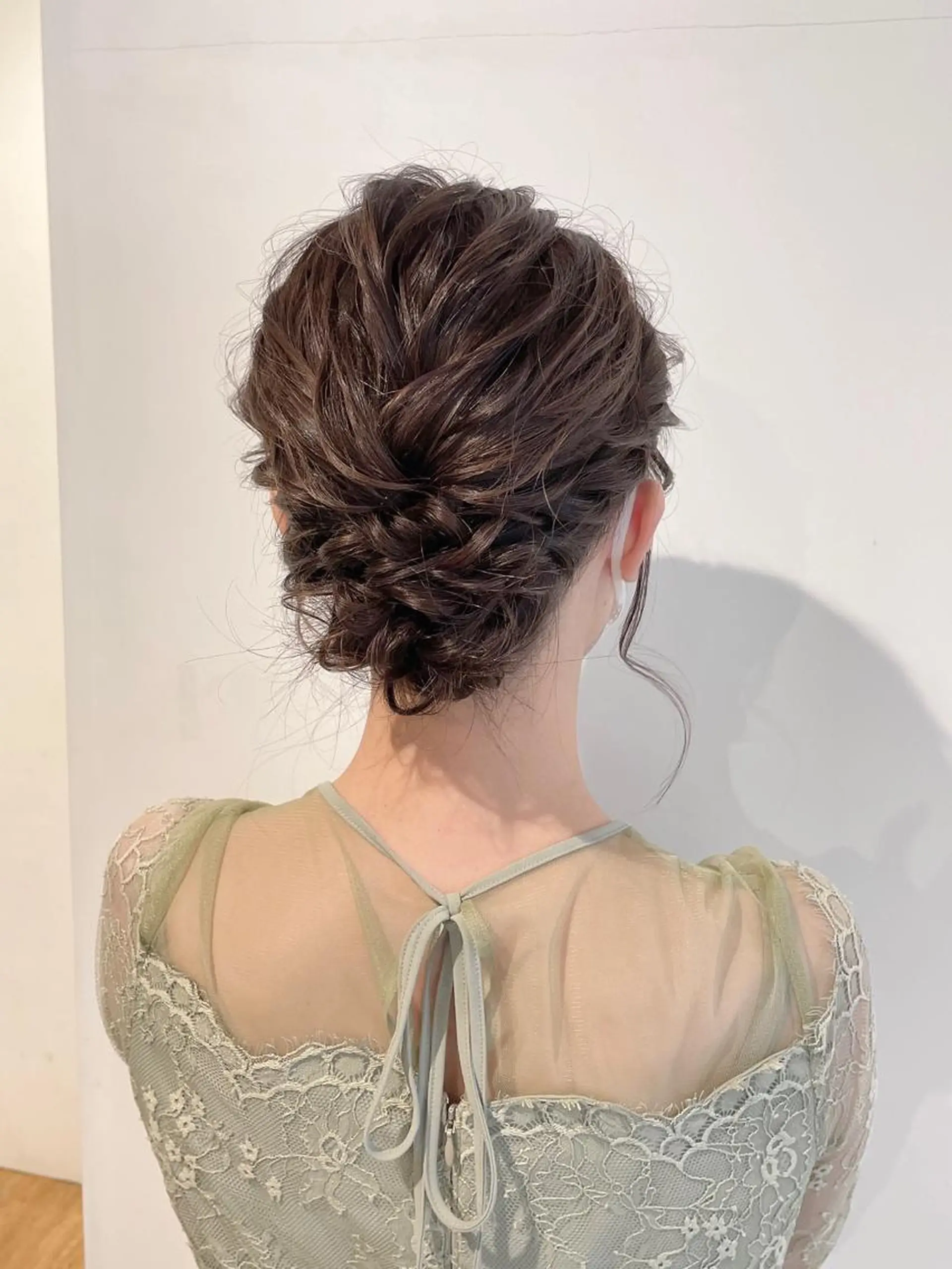 ミディアム ヘアアレンジ ヘアセット ヘアアレンジ にいた　かづしげのヘアスタイル