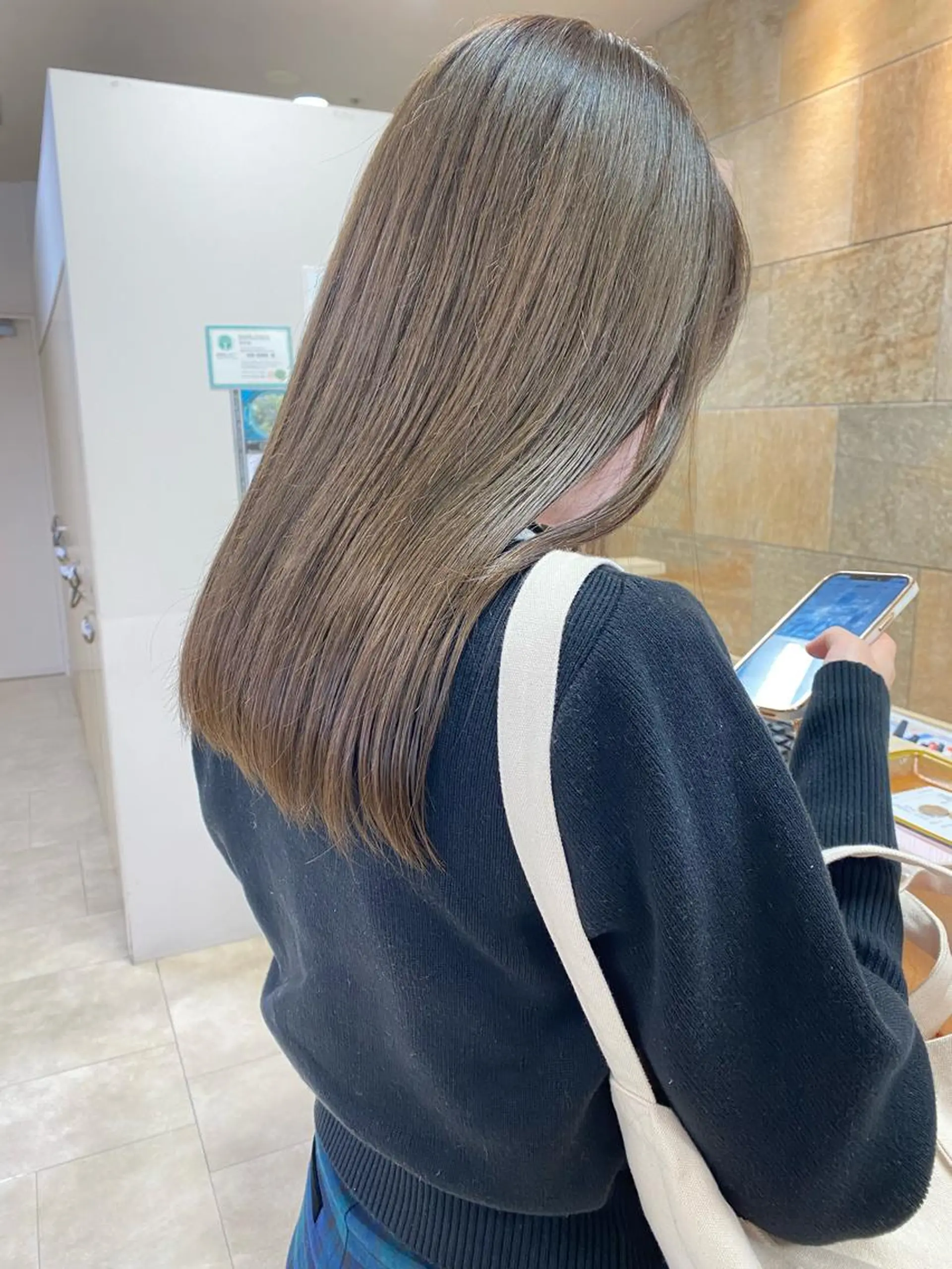 セミロング カラー ヘアカラー レイヤー/ウルフ🤎 mayo.のヘアスタイル