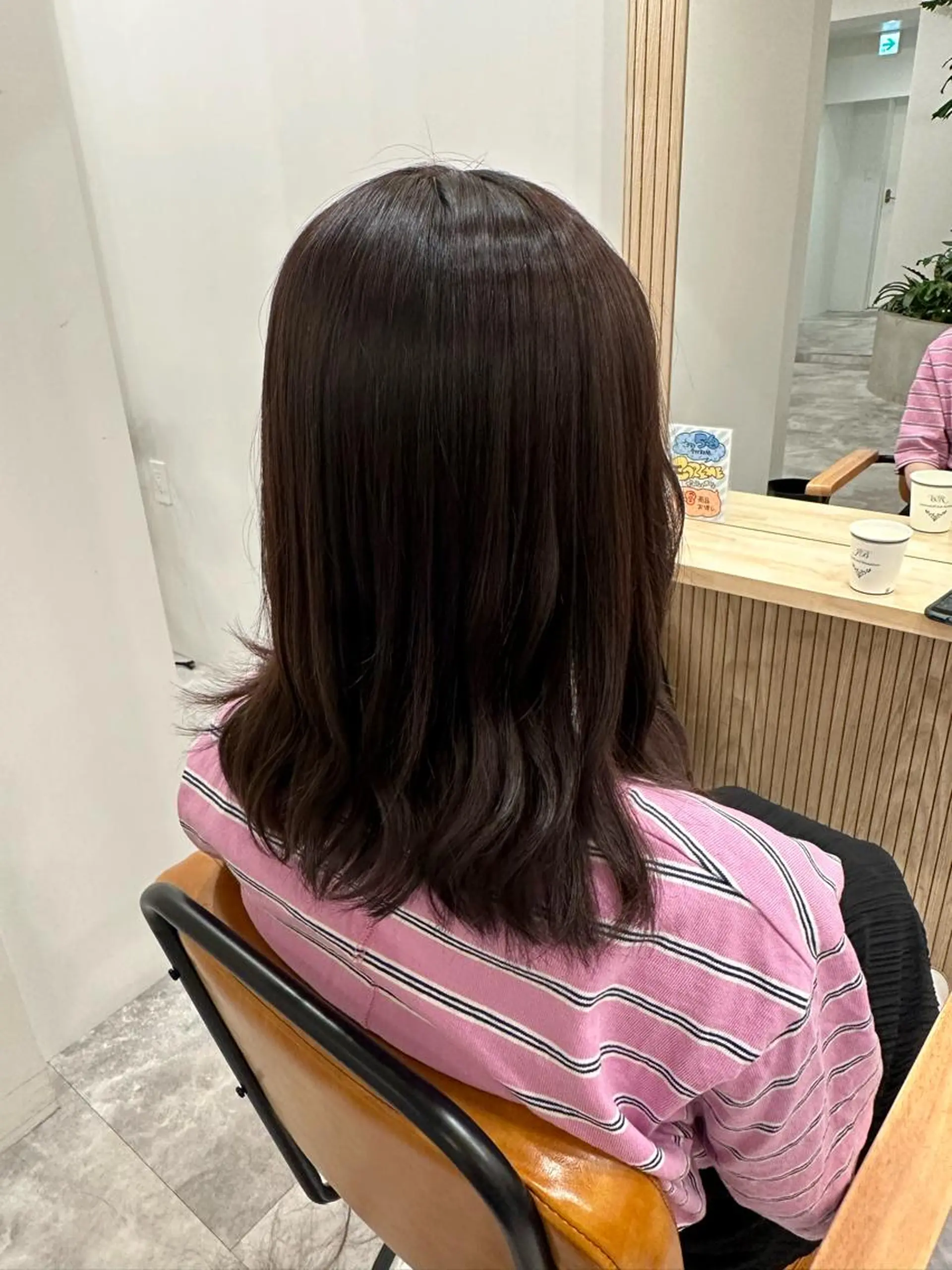 セミロング カラー カット ヘアカラー ROPE🫧 フウカのヘアスタイル