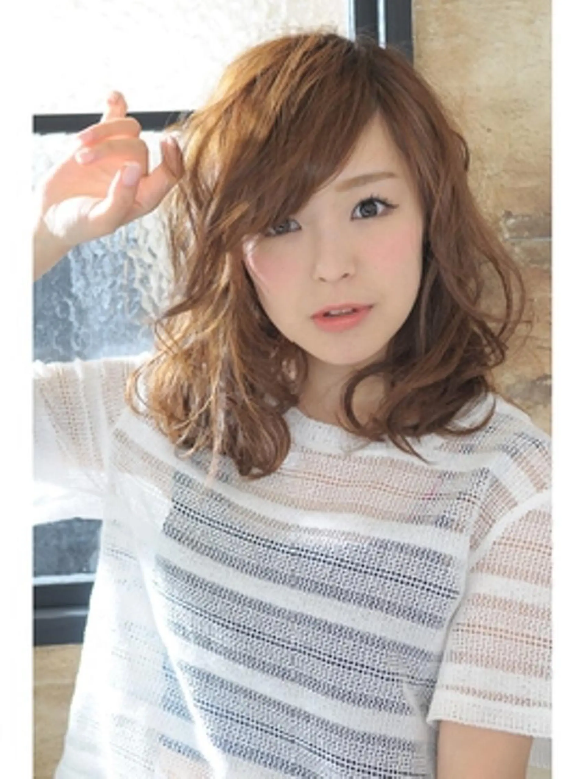 ミディアム パーマ YASU🍎CUT 赤系カラー/ヘアケアのヘアスタイル