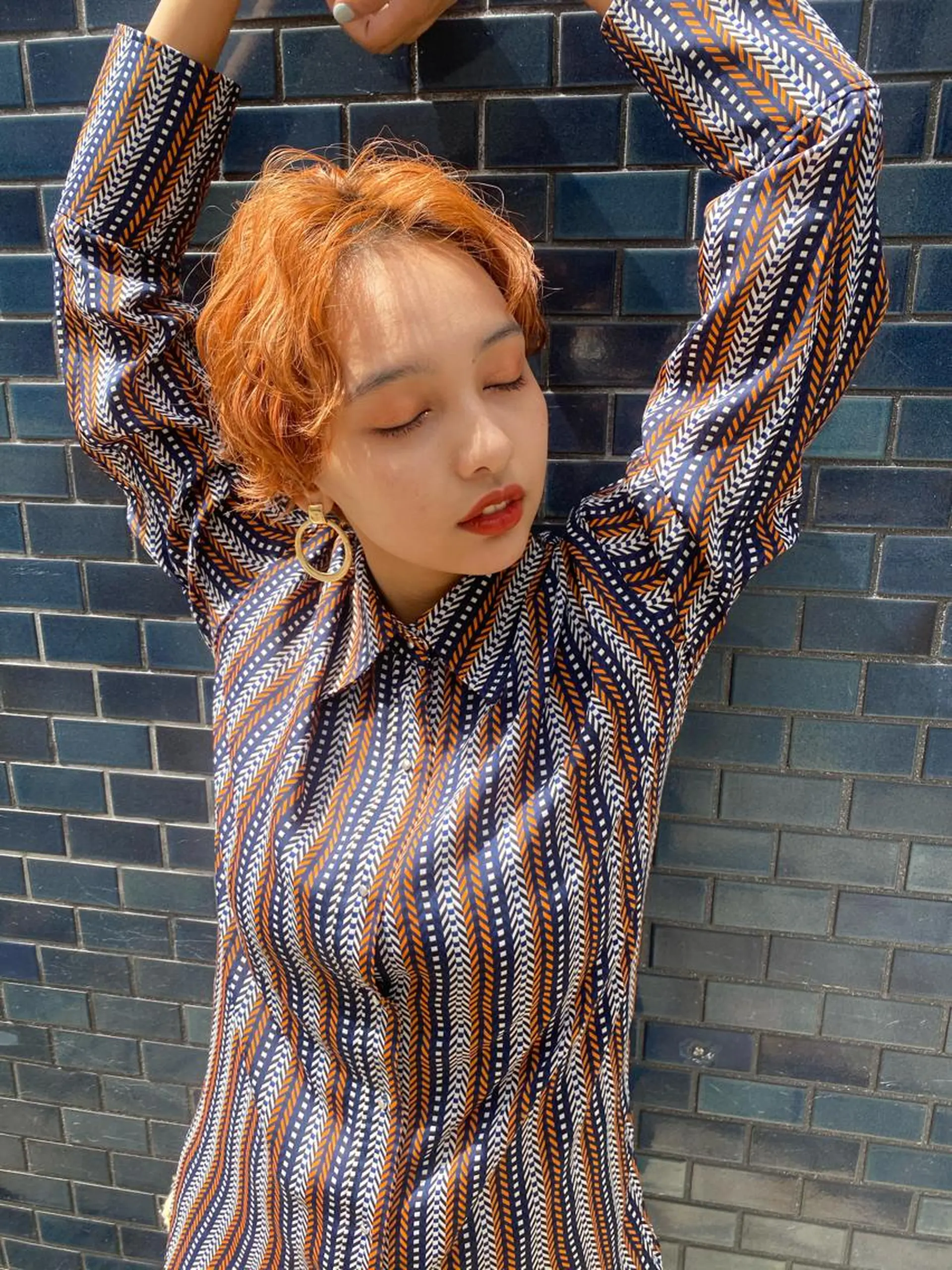 ショート ハイトーンカラー🍑 心斎橋のヘアスタイル