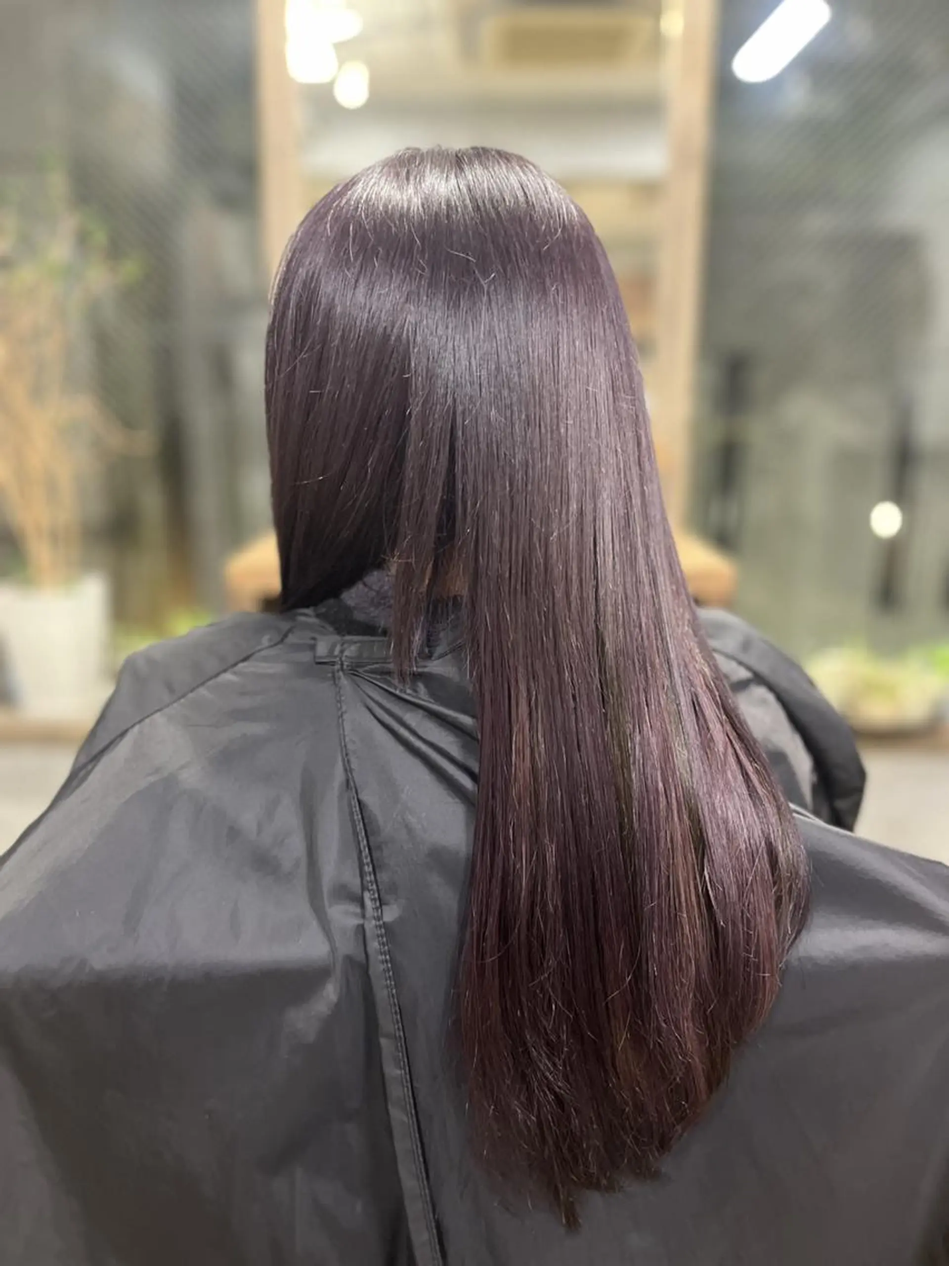 ロング カラー パープルカラー ボブ エクステ ロング ヘアカラー エクステ 超音波エクステ daigo🌈のヘアスタイル