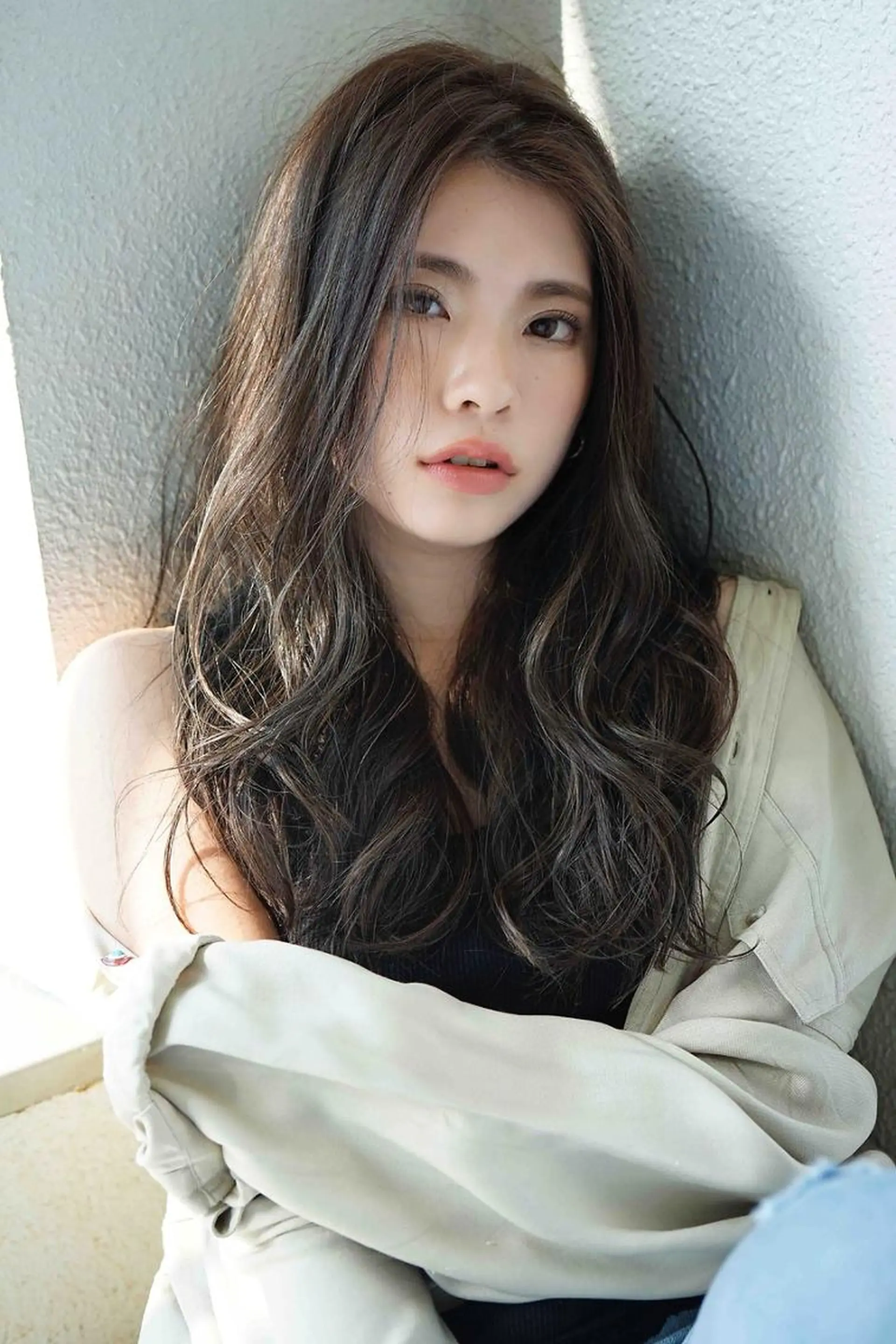 ロング カラー EMANONシェアサロン心斎橋店所属・韓国メンズヘア　ミル クティボブ　足立佳代のヘアスタイル