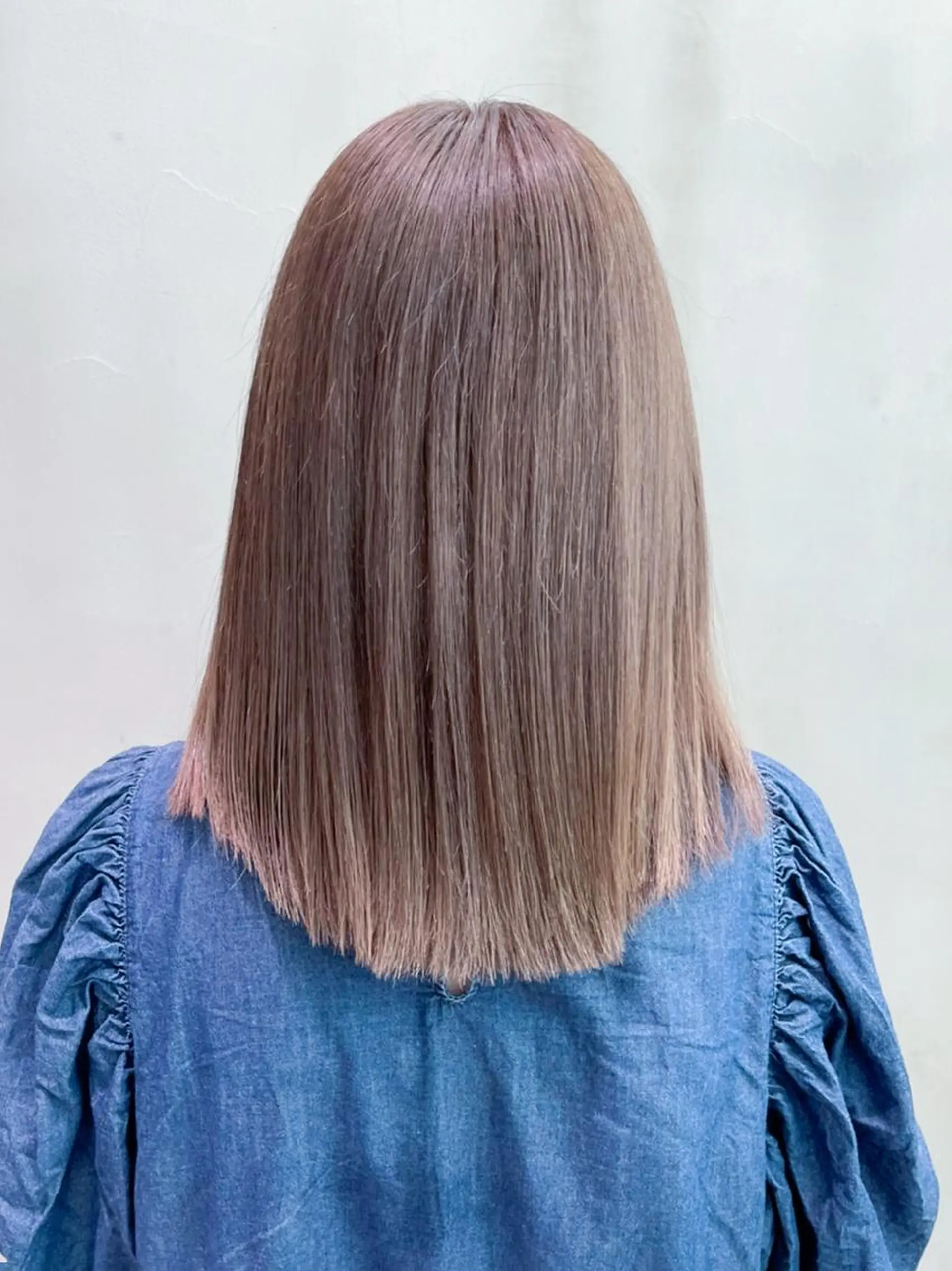 ミディアム カラー パーマ ヘアアレンジ ブラウンカラー ミルクティーブラウン ITbyALBUM 浦和店のヘアスタイル