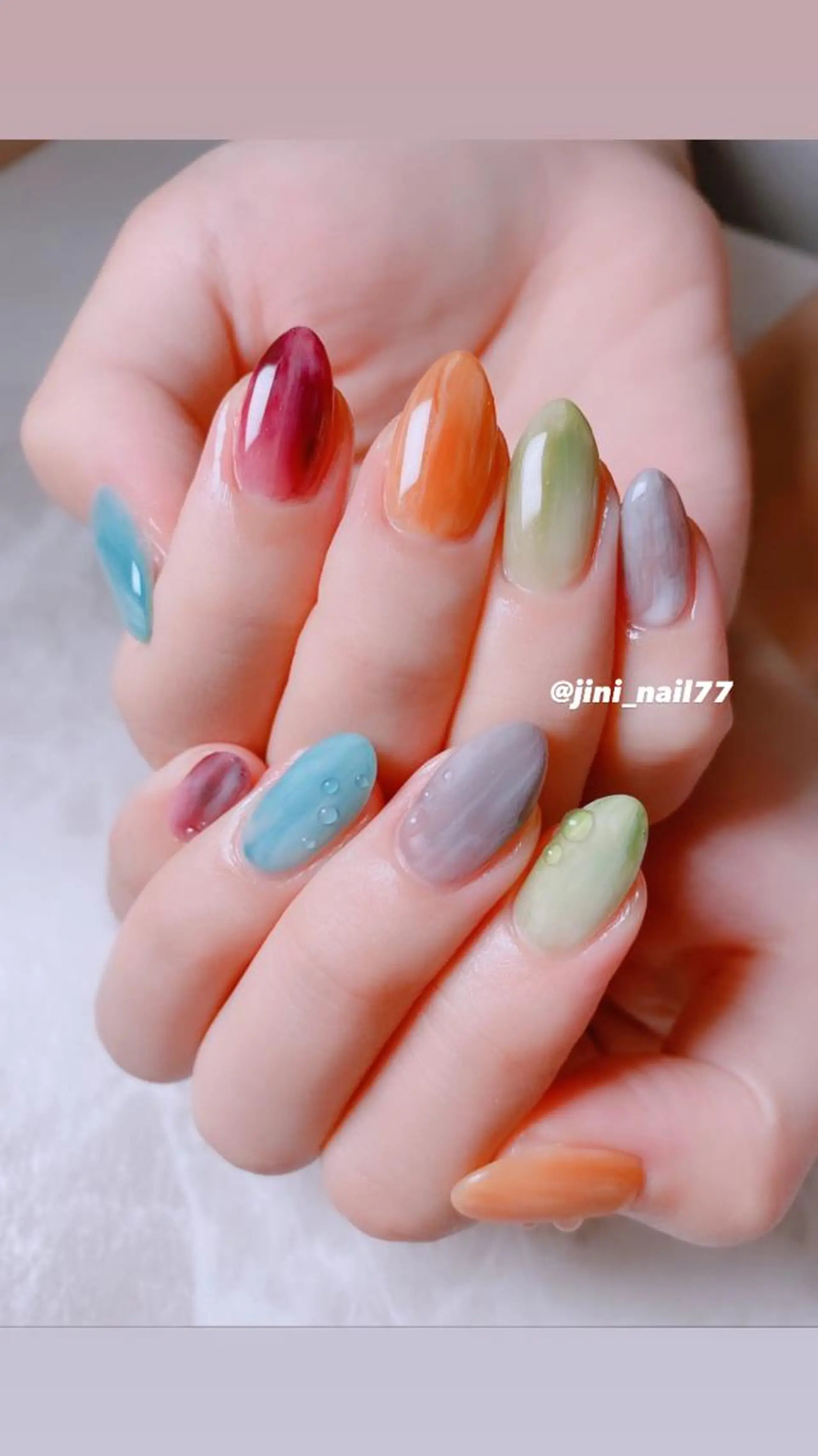 ネイル ハンドネイル JINI NAIL所属・ジニ ネイルのネイルデザイン