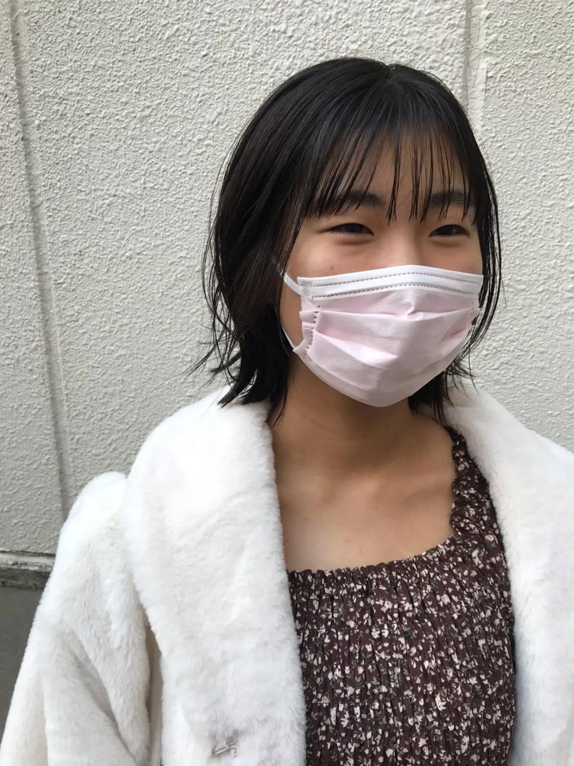 ミディアム カット 縮毛矯正 トリートメント さの あやねのヘアスタイル