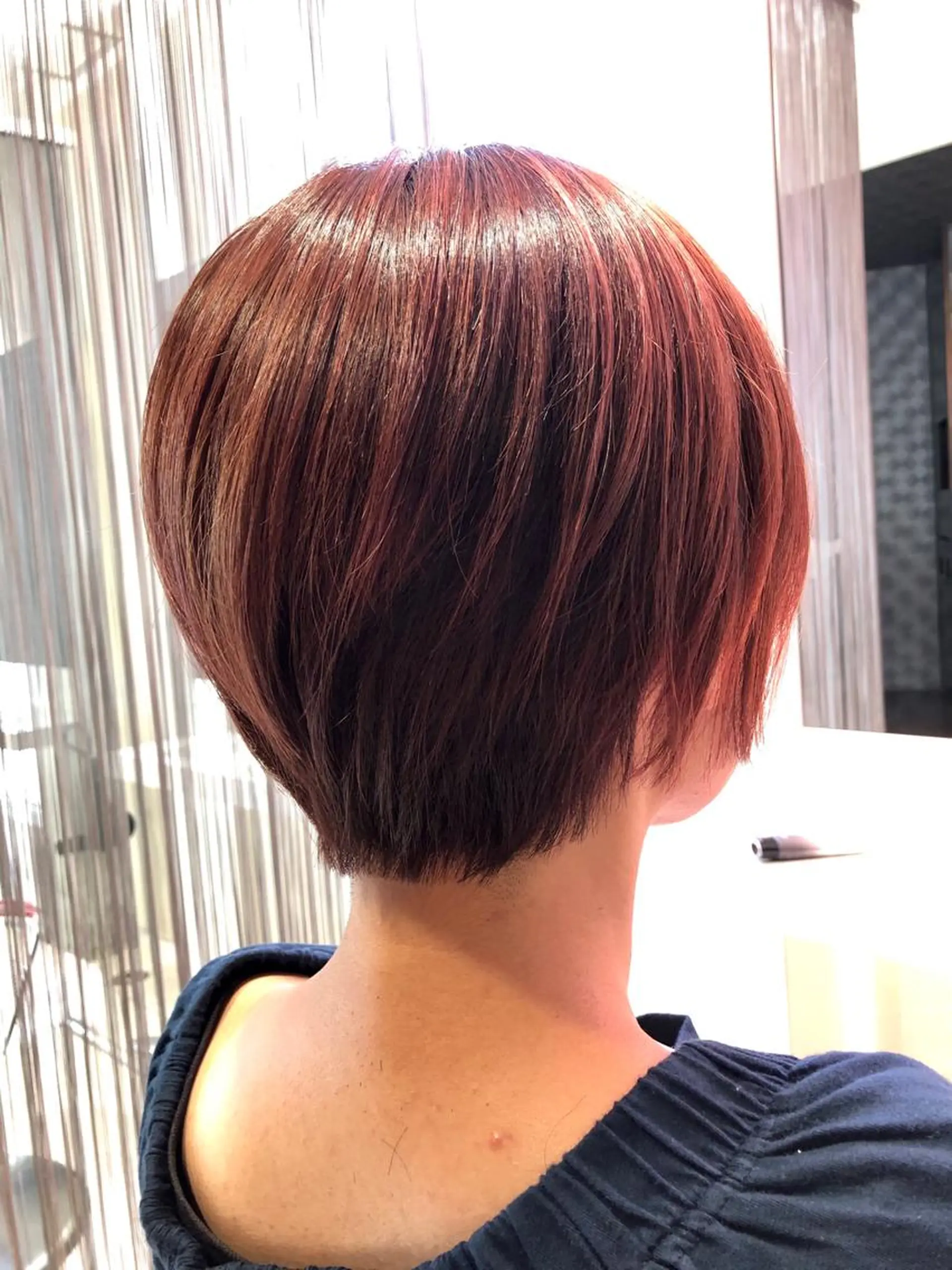 ショート カラー ショートボブ ブリーチ ブリーチなしカラー ピンクカラー ボブ Agu hair Ao 香取佐原店所属・蓑輪 ミノワのヘアスタイル