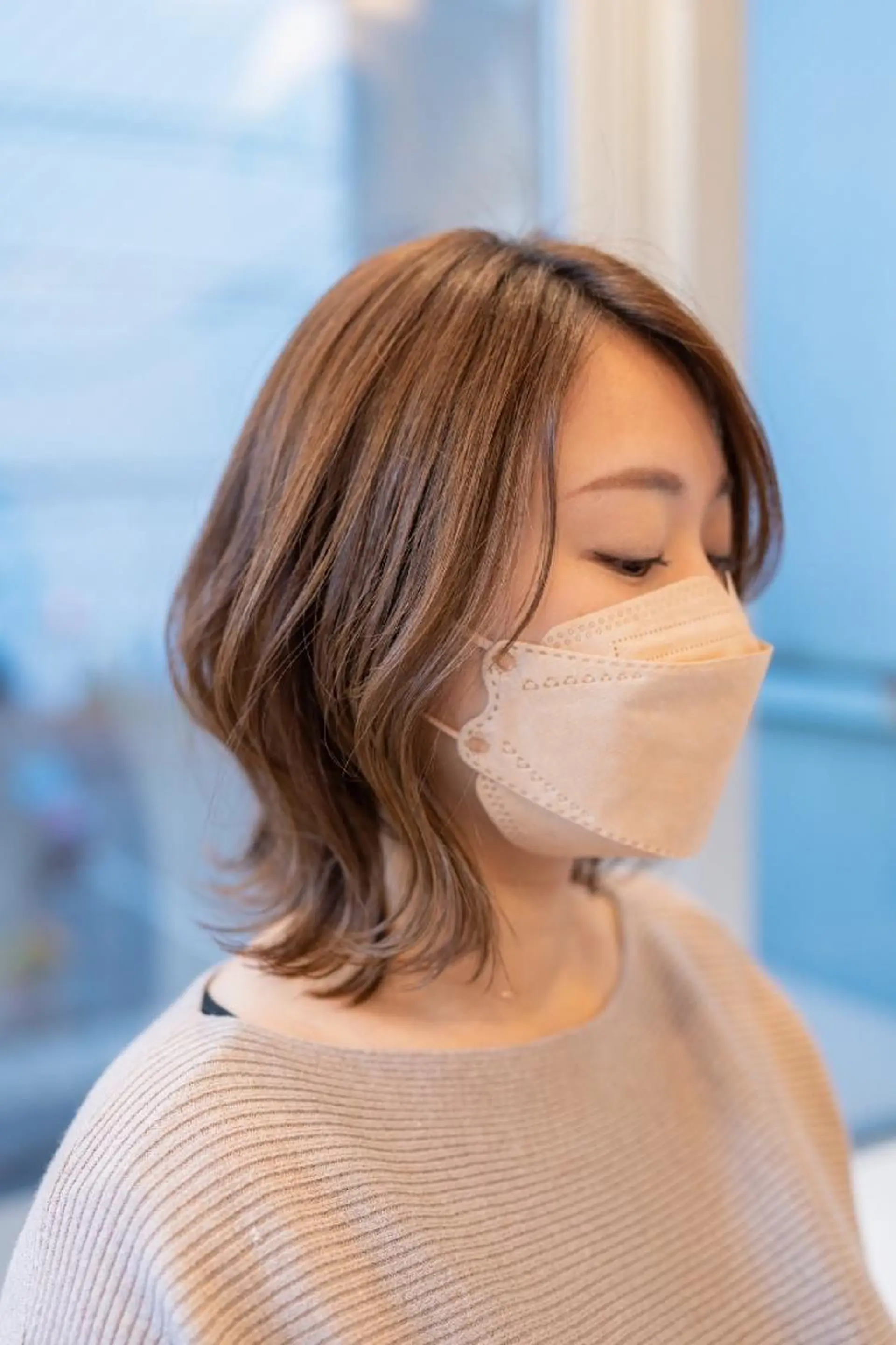 ミディアム カラー カット ヘアカラー Lazo所属・Lazo/ 原弥和子のヘアスタイル