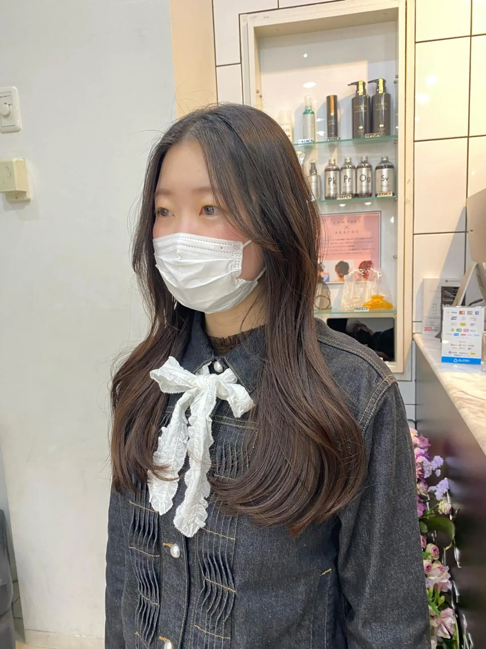 ロング 韓国ヘア/ハイトーン RYUSEIのヘアスタイル