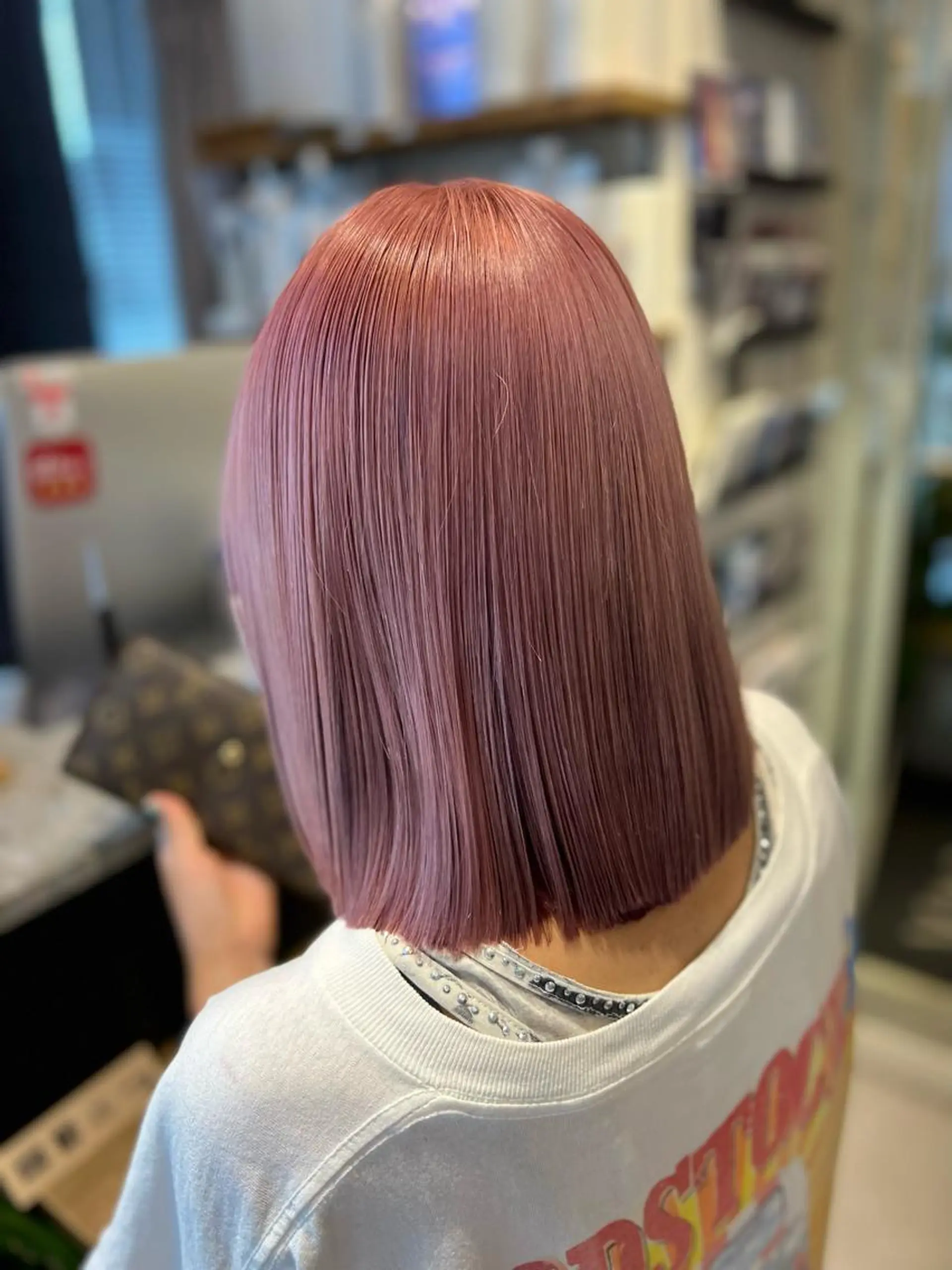 ミディアム カラー カット ヘアカラー トリートメント ヘッドスパ 最高級髪質改善🥇 小玉美菜のヘアスタイル