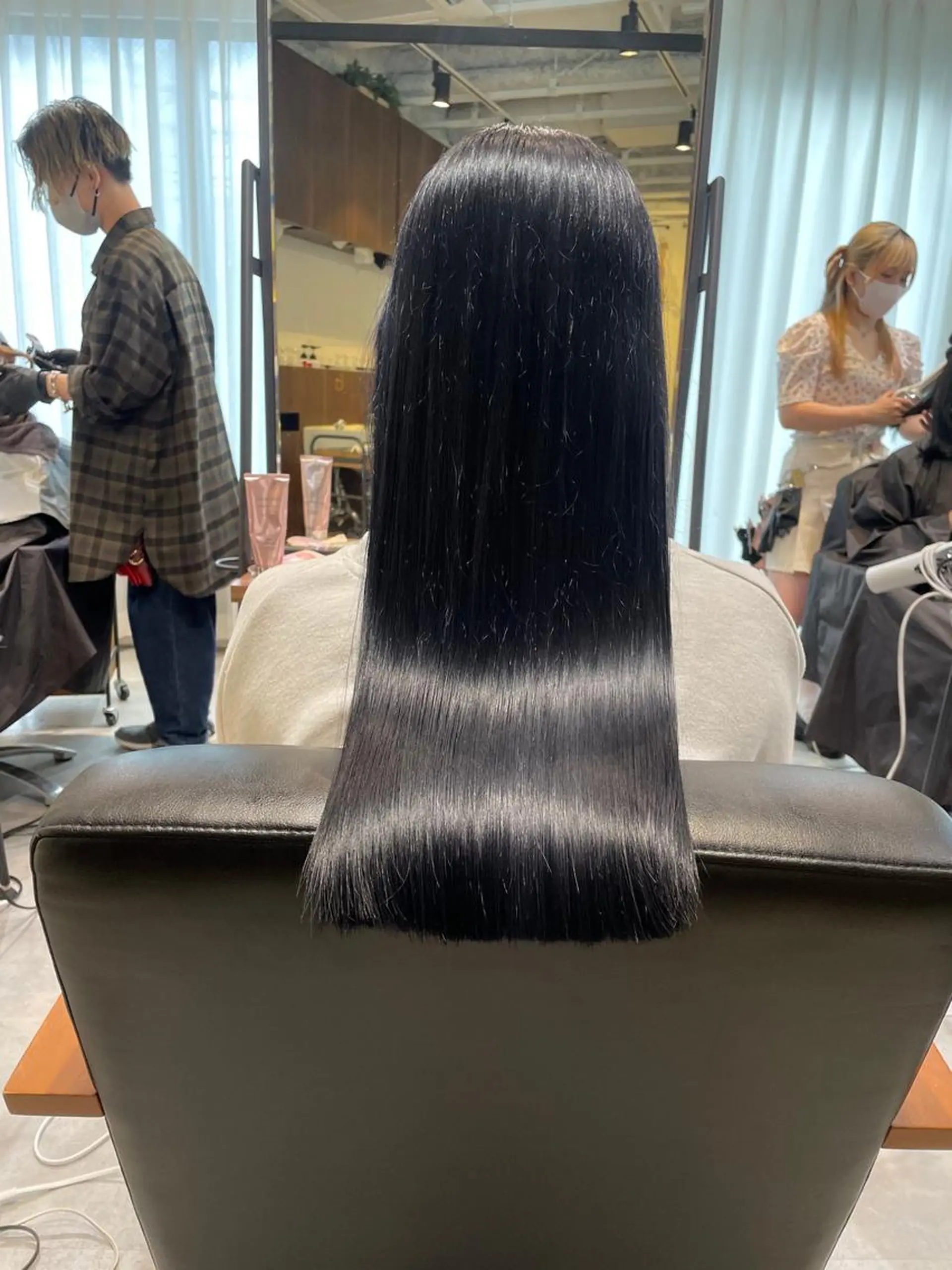 ロング SALOWIN渋谷caldo店B1所属・岐津公太 メンズ縮毛矯正のプロのヘアスタイル