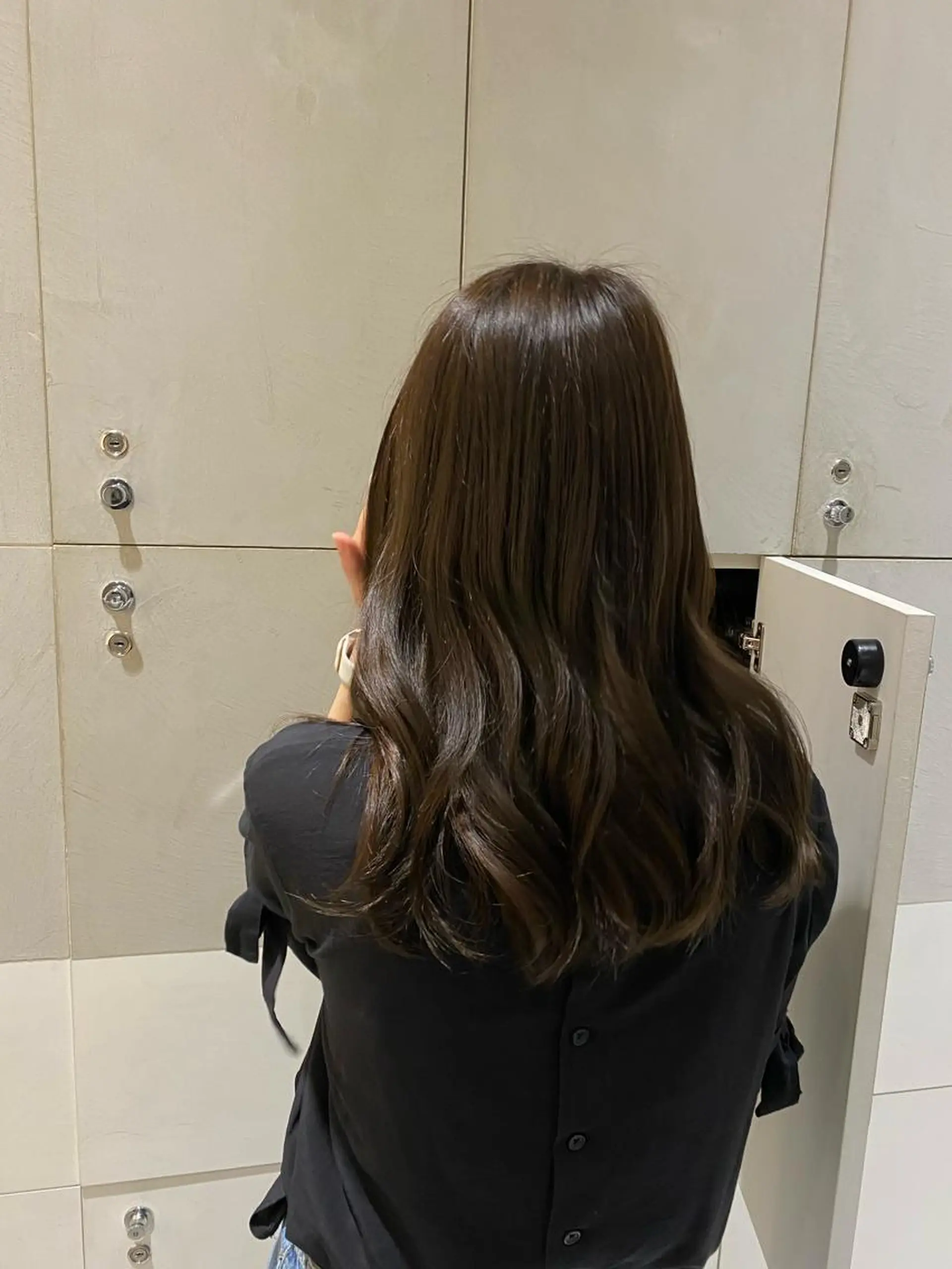 ロング カラー ヘアカラー トリートメント ヘアセット ナチュラル/韓国💎 haruka 💎のヘアスタイル