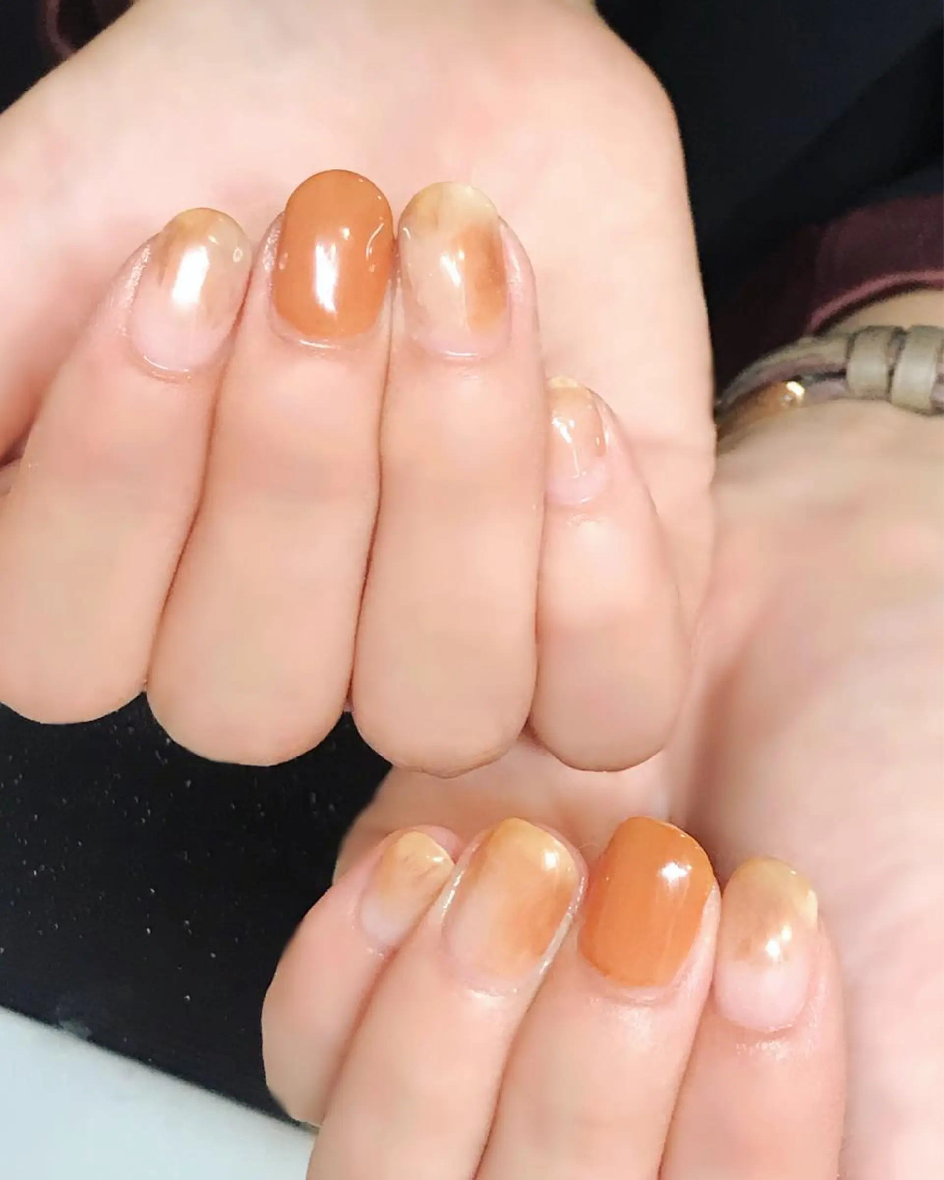 ネイル ジェルネイル ハロウィン ニュアンスネイル Nyanco Nailのネイルデザイン