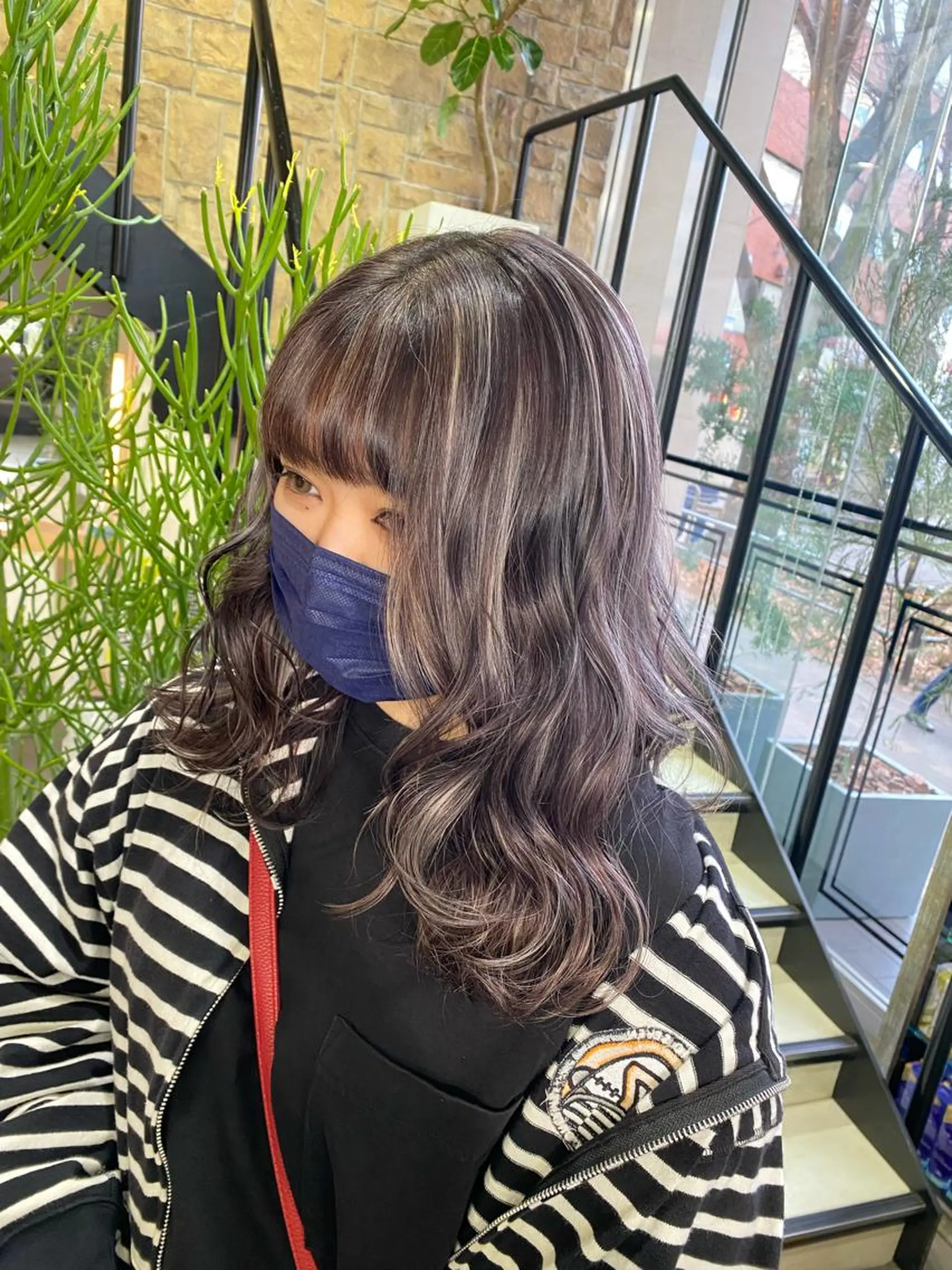 セミロング ハイライト 💓💓彩 音💓💓のマツエク・マツパデザイン