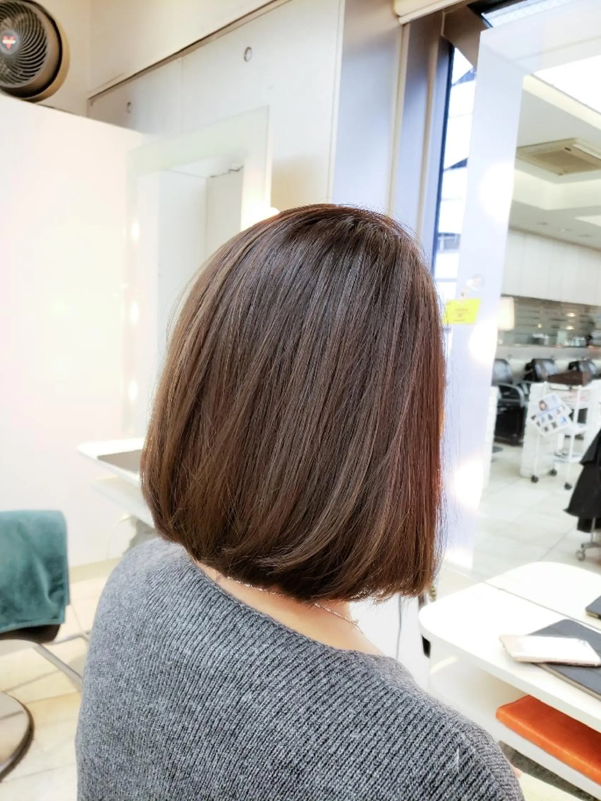 ミディアム カラー イルミナカラー 髪質改善 似合わせカット 縮毛矯正 トリートメント ボブ・ロブ　福田 泰久✂️✨のヘアスタイル