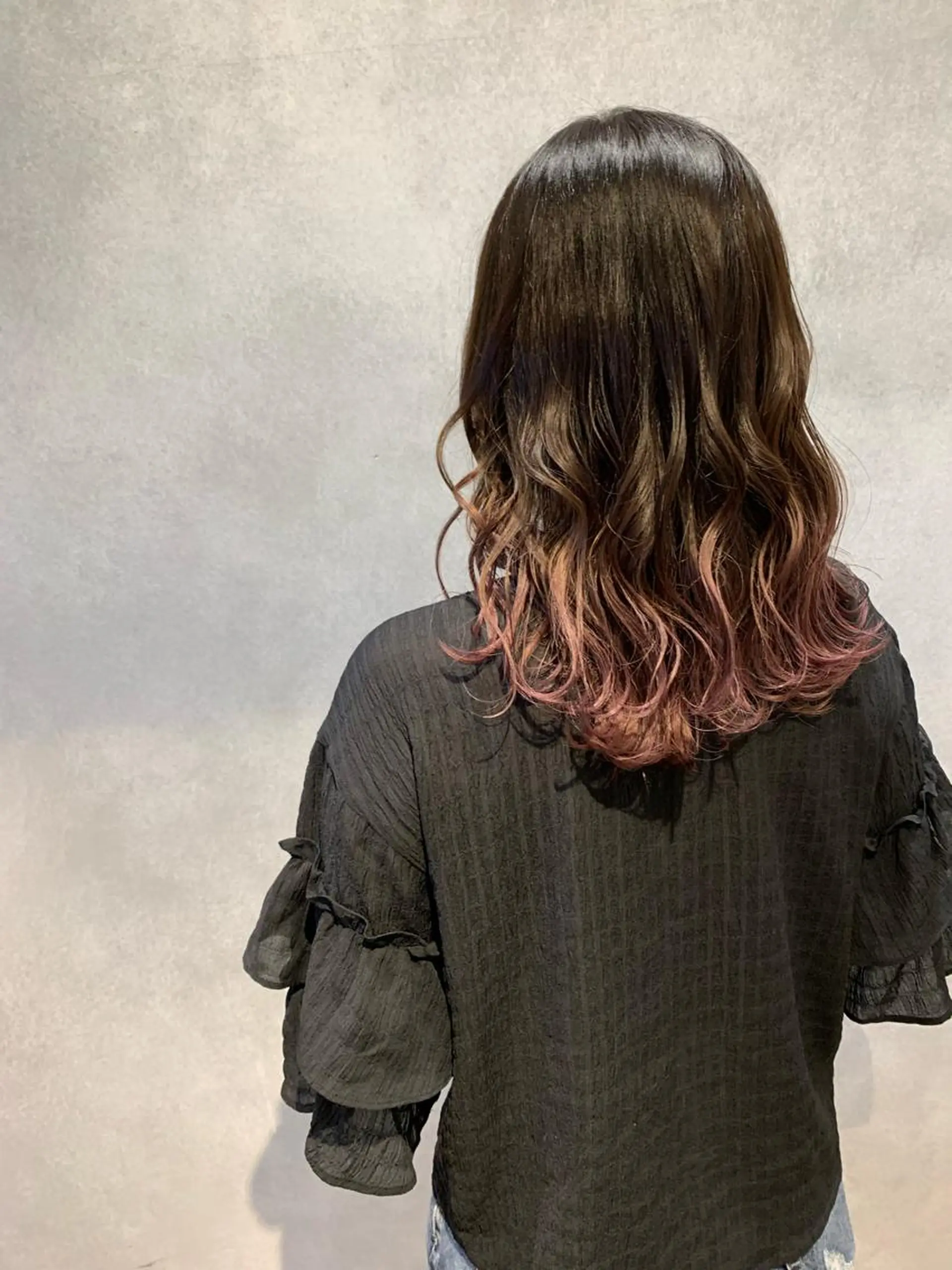 ロング カラー 森田 尚貴のヘアスタイル