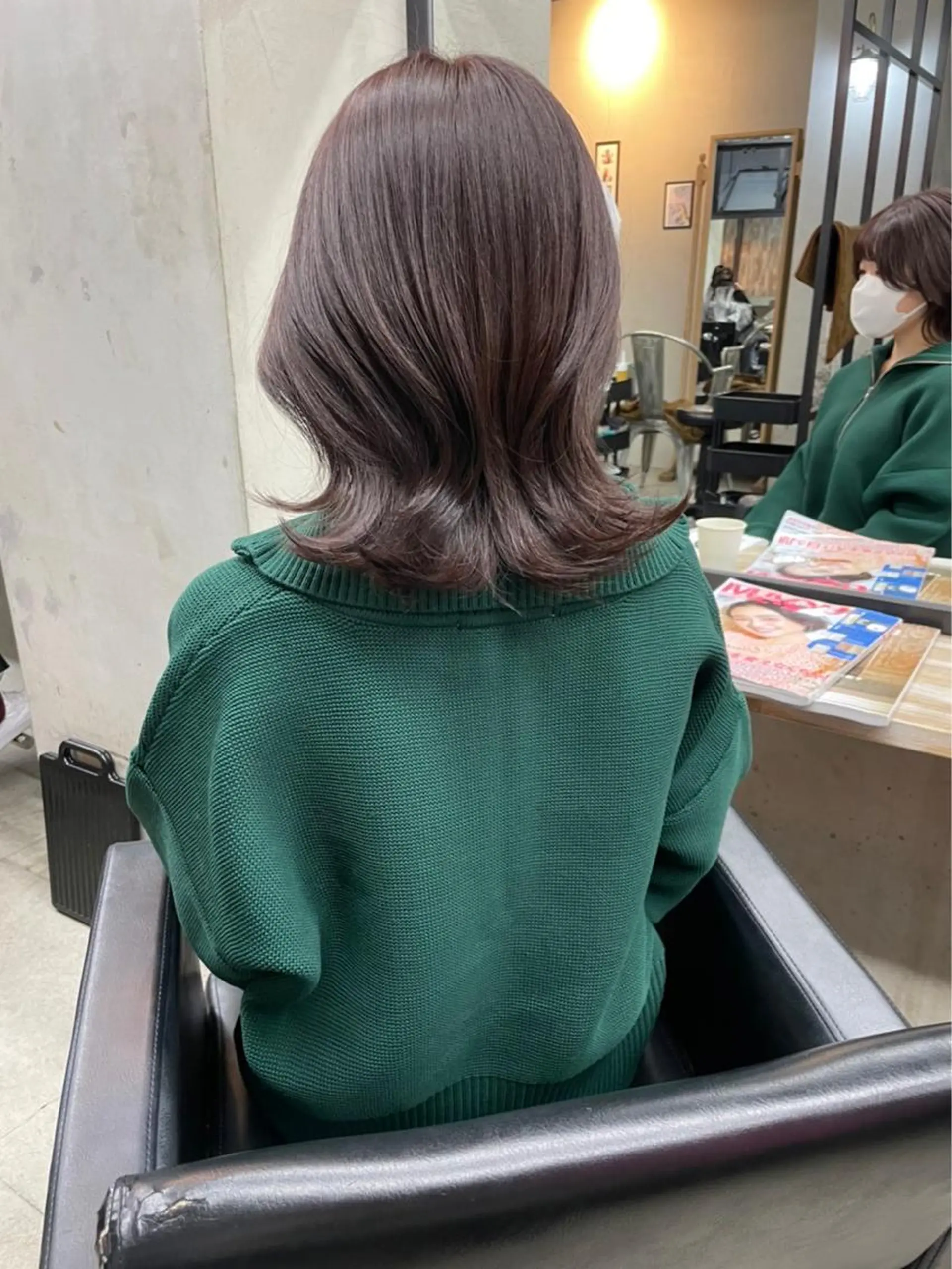 ミディアム カラー ブラウンカラー ヘアカラー メンズカット/パーマ 艶カラーTAIGA︎のヘアスタイル