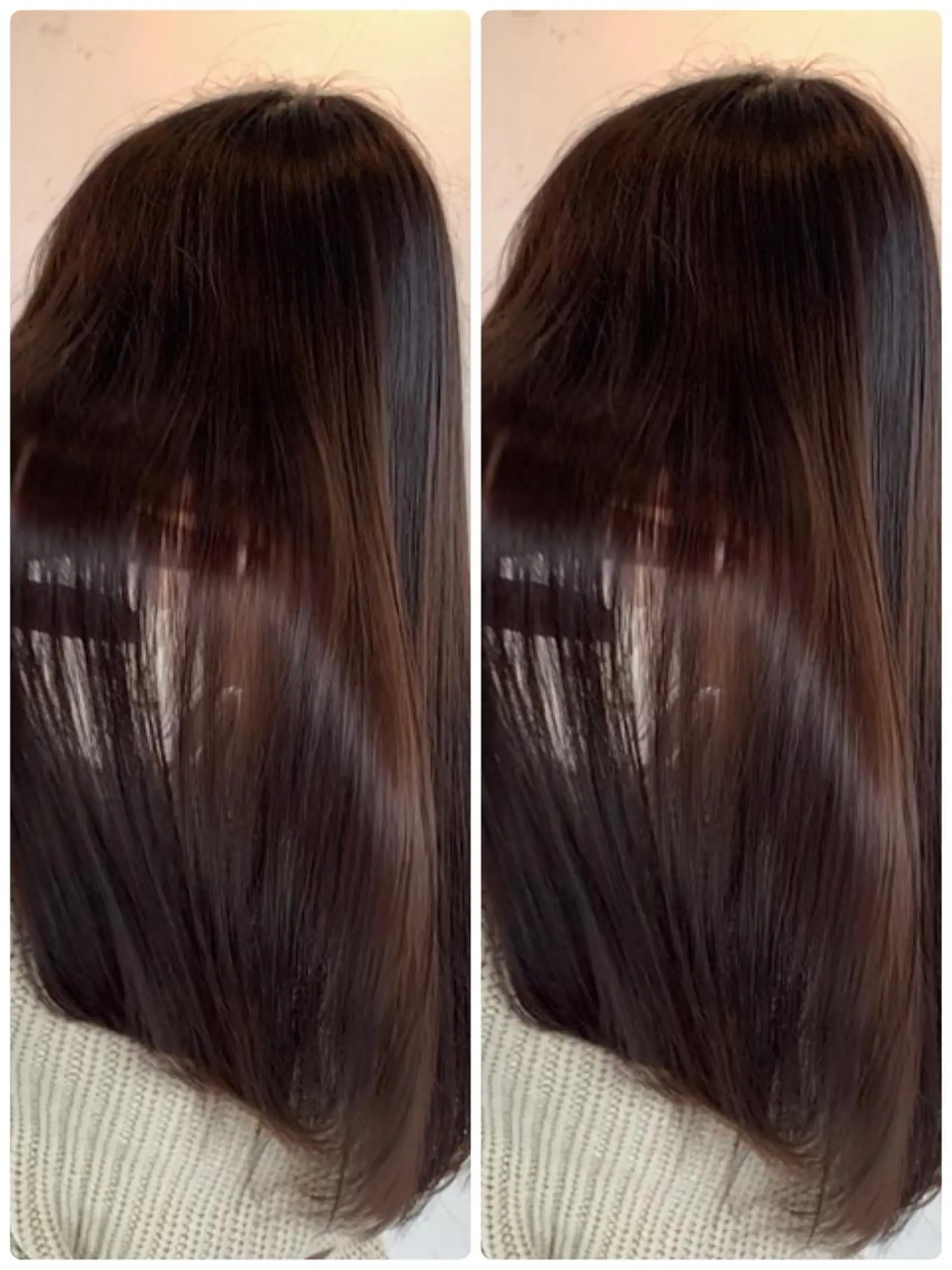 ロング 髪質改善 上品艶感カラーのヘアスタイル