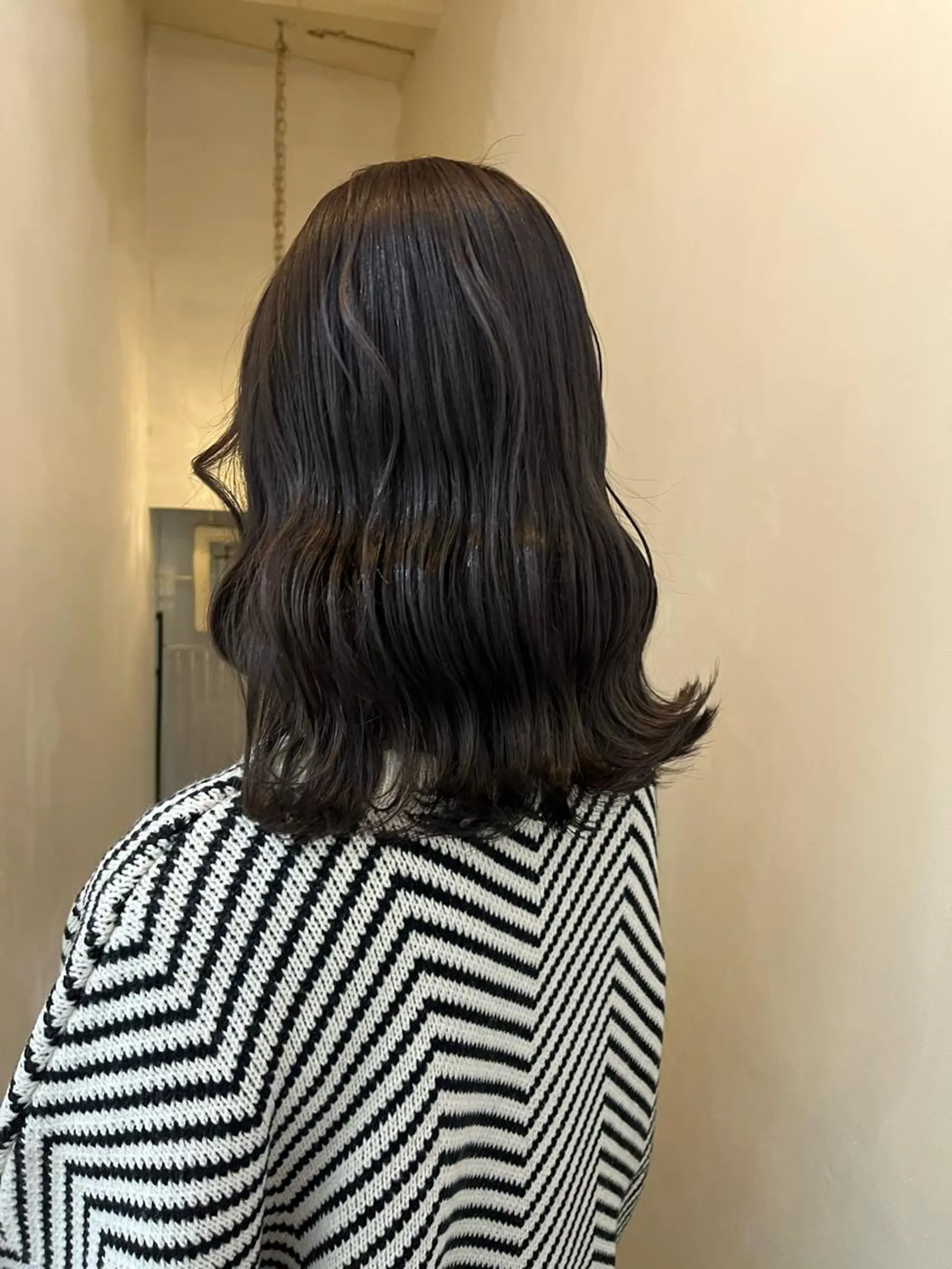 セミロング カット ヘアカラー トリートメント ヘッドスパ SALOWIN新宿三丁目frente所属・髪質改善/艶カラー MISATOのヘアスタイル