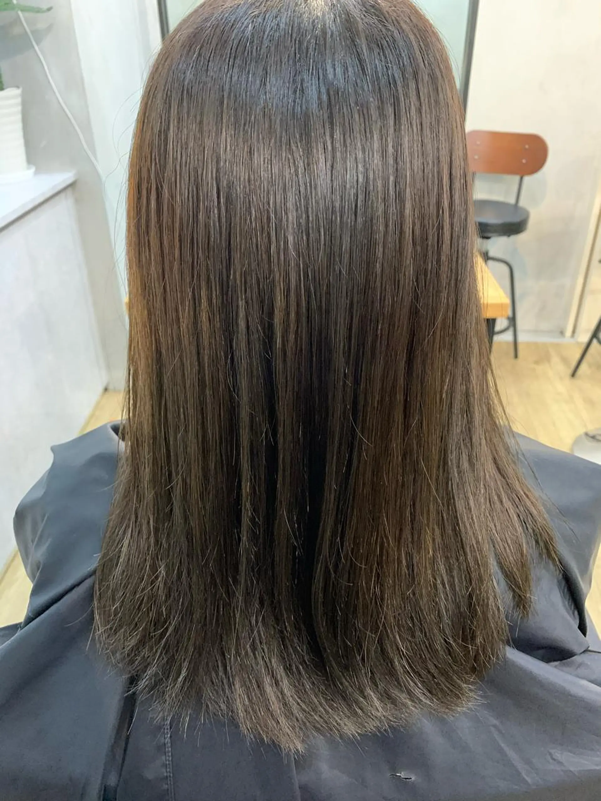 ロング 縮毛矯正 宗近 拓磨のヘアスタイル