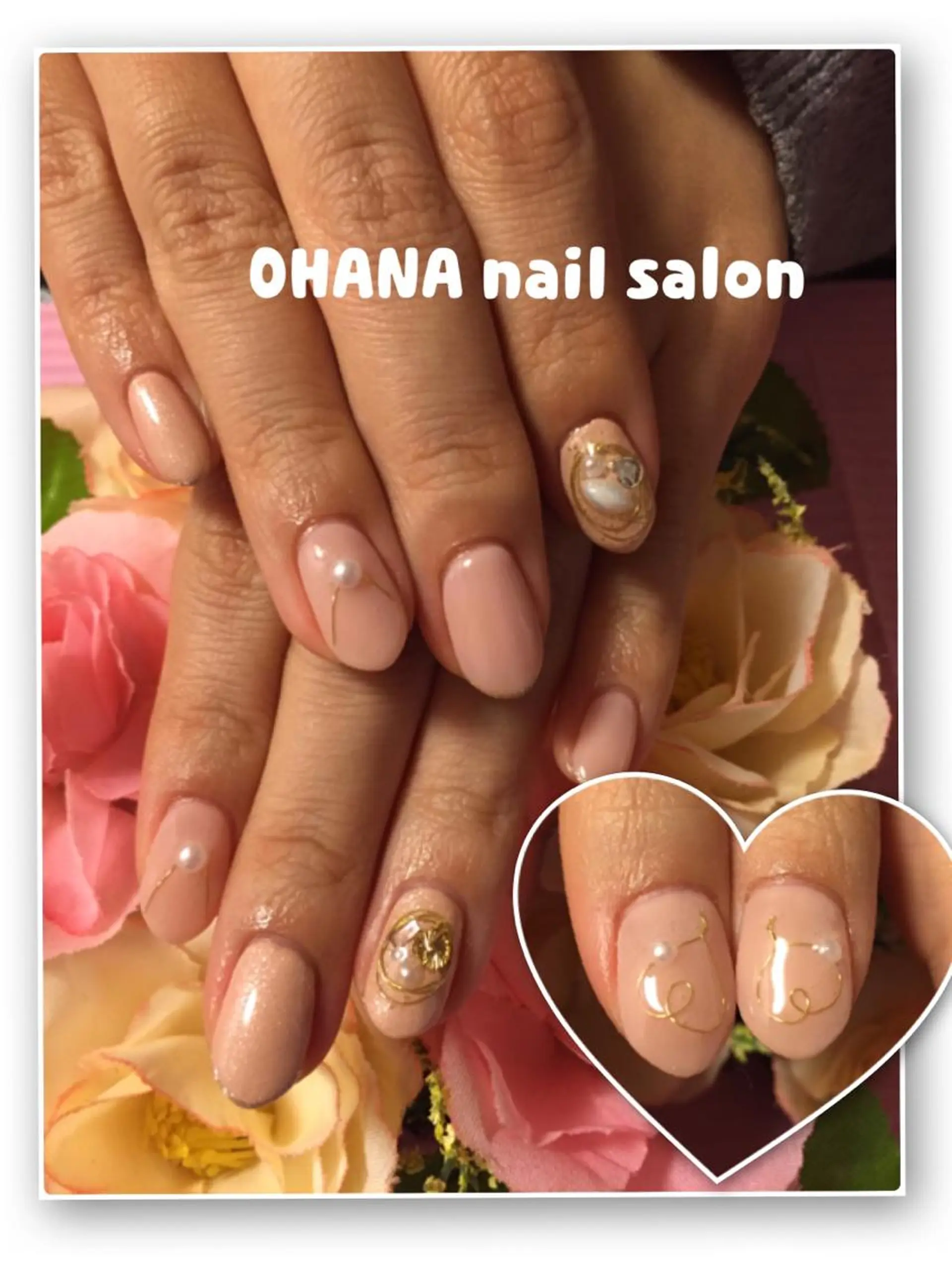ネイル ハート ピンク 那覇🏝️台湾人 ネイリストSHIUのネイルデザイン