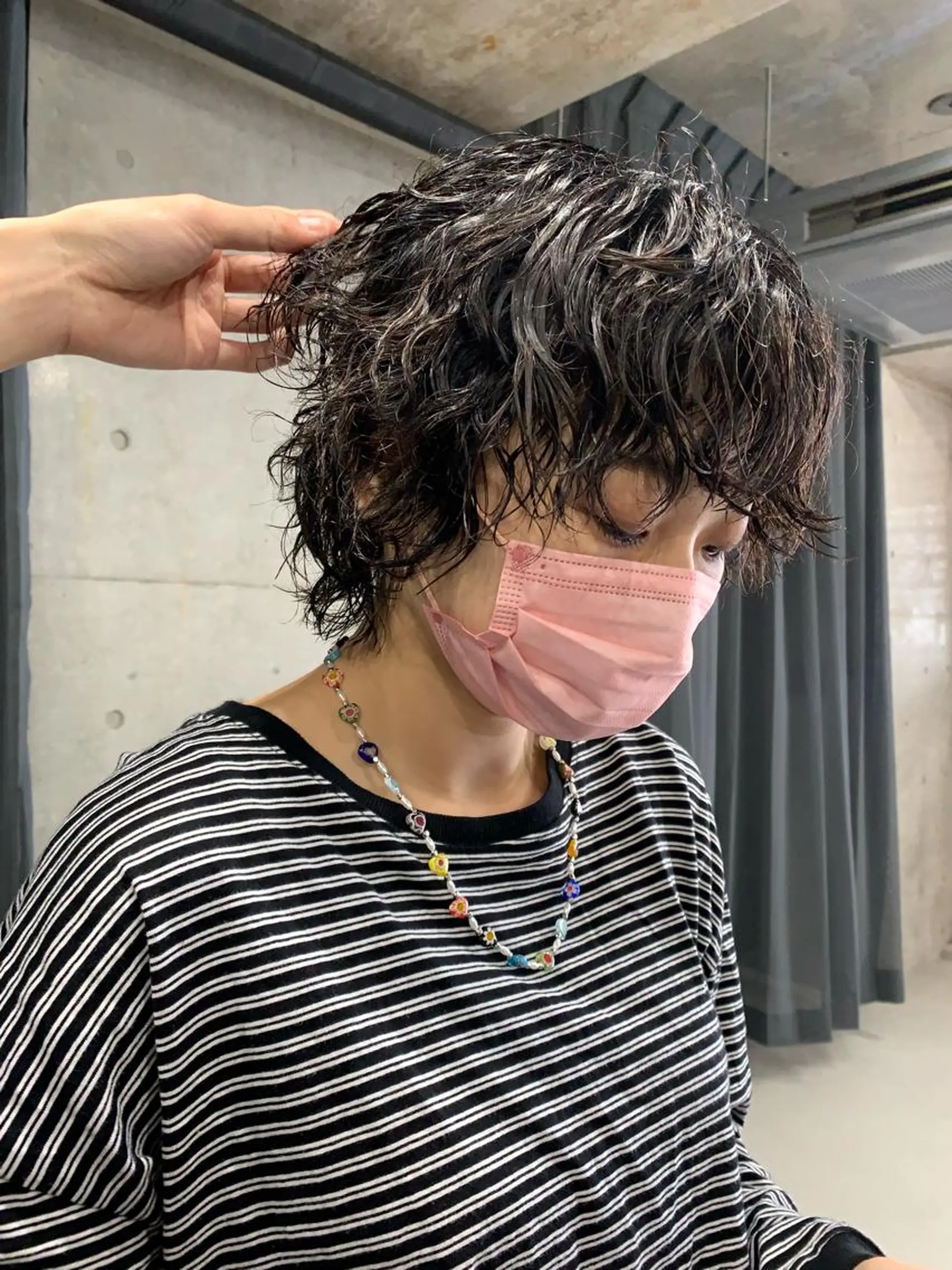 パーマ ボブパーマコテ巻き風 パーマNo1深江秀平のヘアスタイル