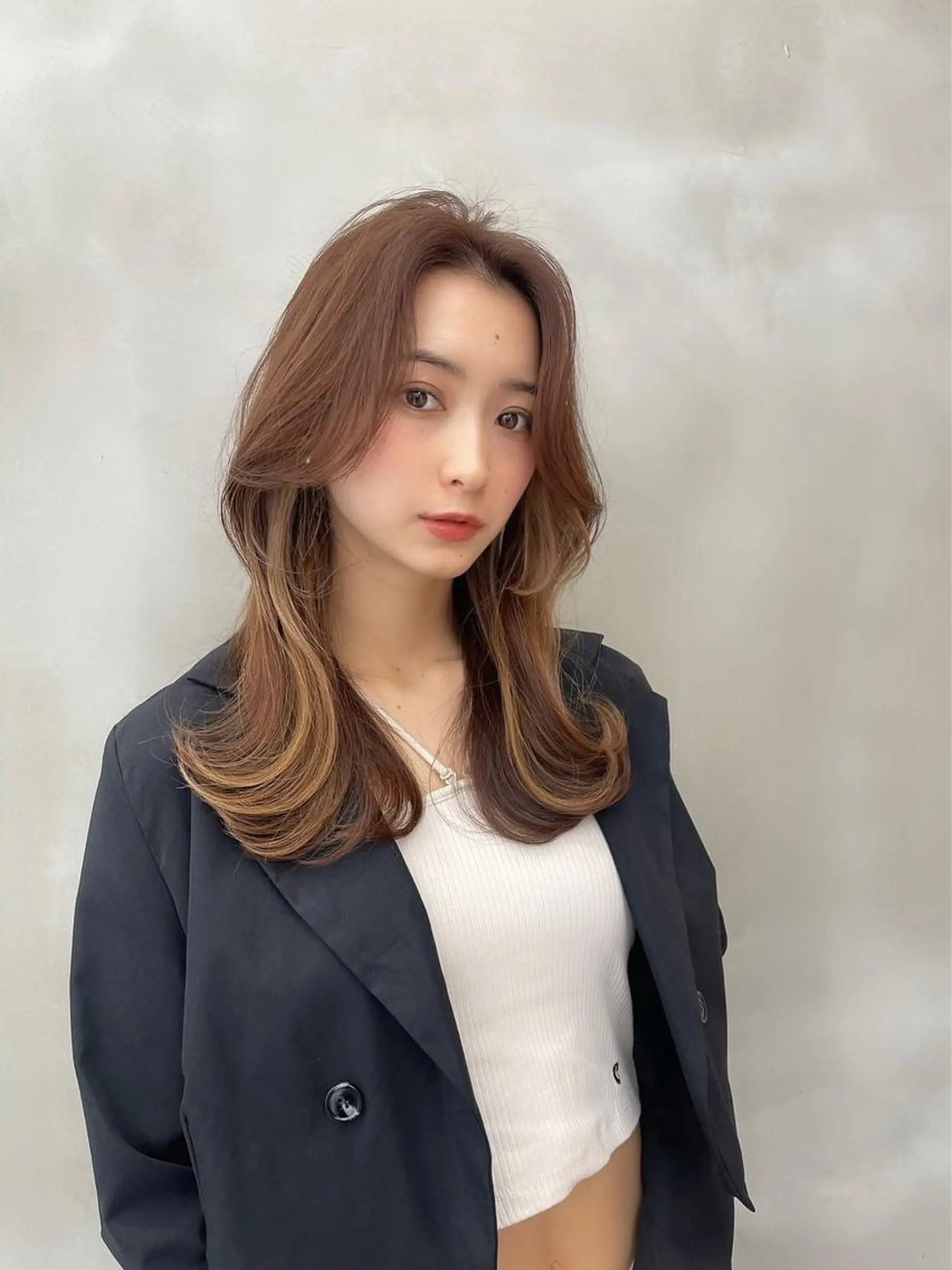 ロング カラー カット ヘアカラー トリートメント Lond luce心斎橋所属・🍀小川大輔🍀 ボブ/ブリーチ🥇のヘアスタイル