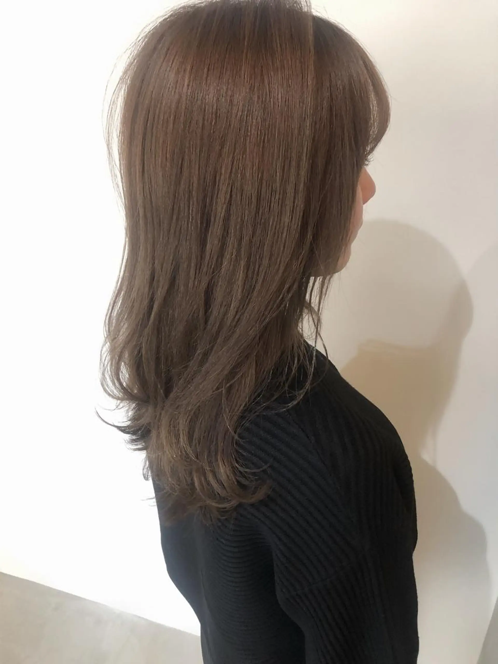 ロング アッシュ ボブ エクステ 外国人風カラー ハイライト カット ヘアカラー reverie【レヴリー】所属・夜23時まで予約🉑 reverieあきらのヘアスタイル