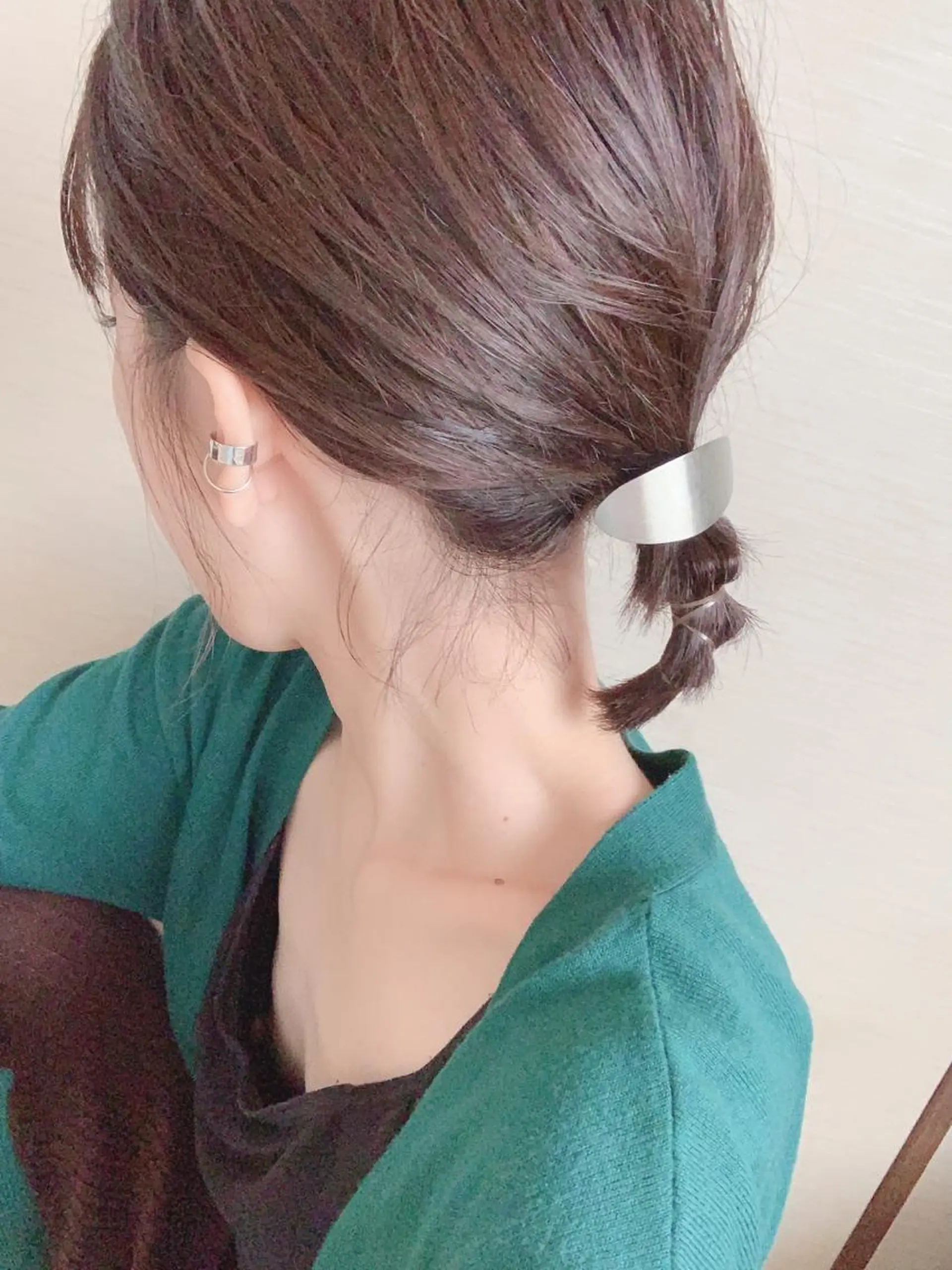 ミディアム カラー fio マナミのヘアスタイル