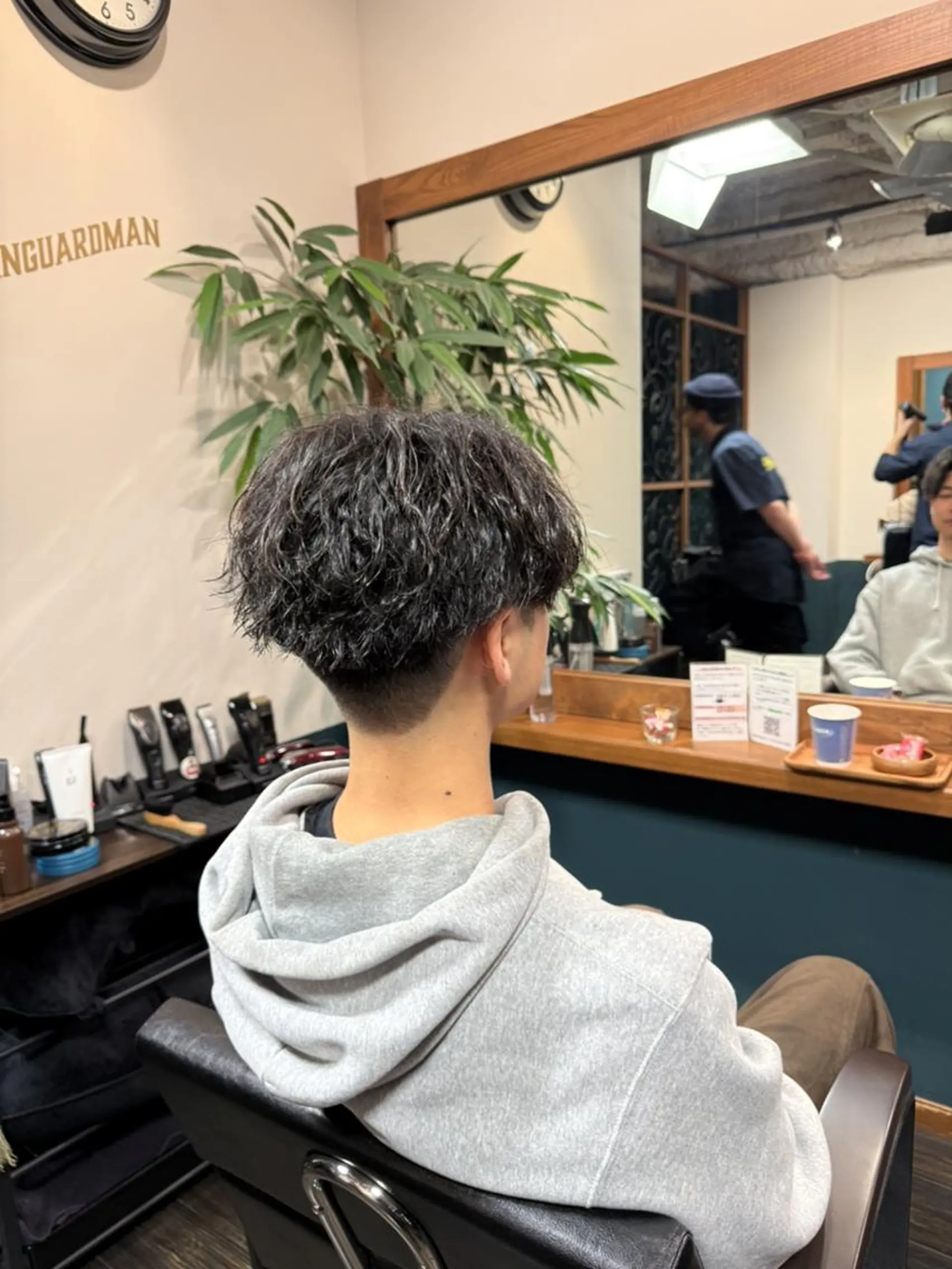 ミディアム パーマ カット パーマ ヘッドスパ 早稲田/メンズパーマ /カラー/松井聖虎のヘアスタイル