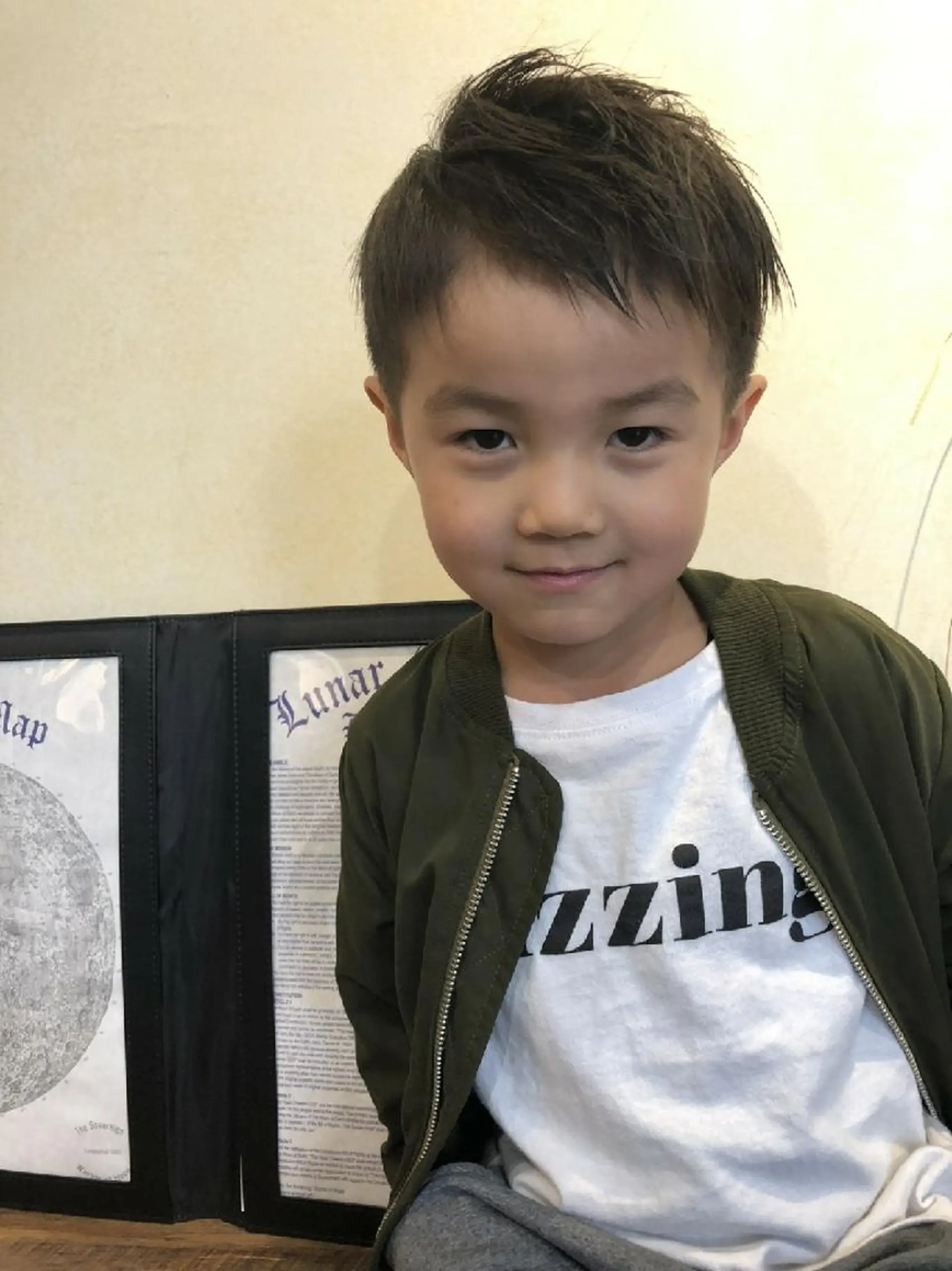 キッズ 遠藤 優里のヘアスタイル