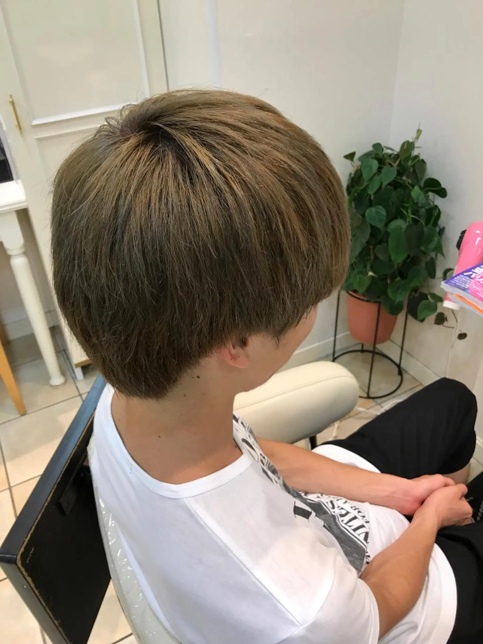 ショート メンズ ダメージレス 桧山店長のヘアスタイル