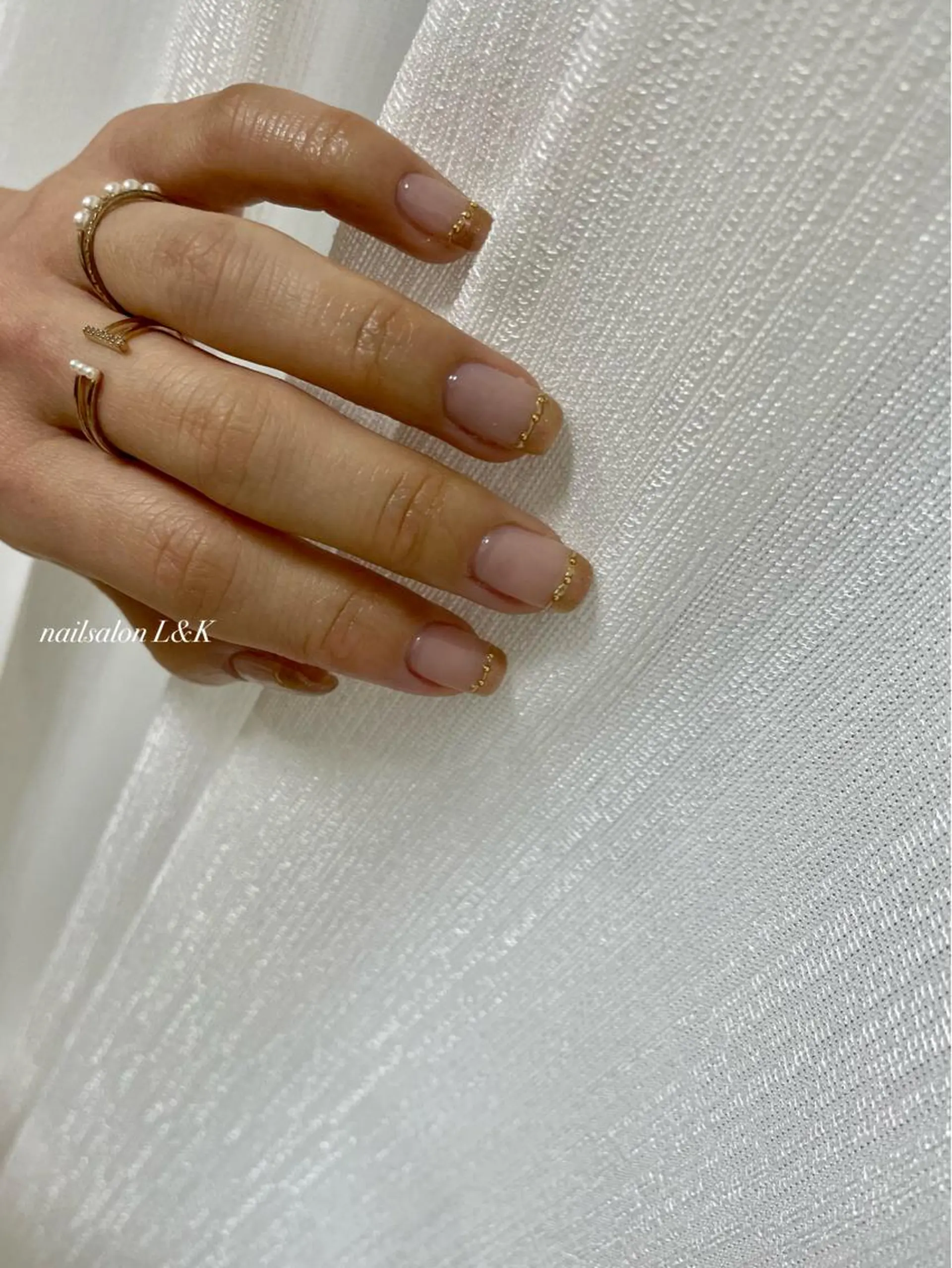 ネイル アートネイル キラキラネイル nailsalon L&Kのネイルデザイン