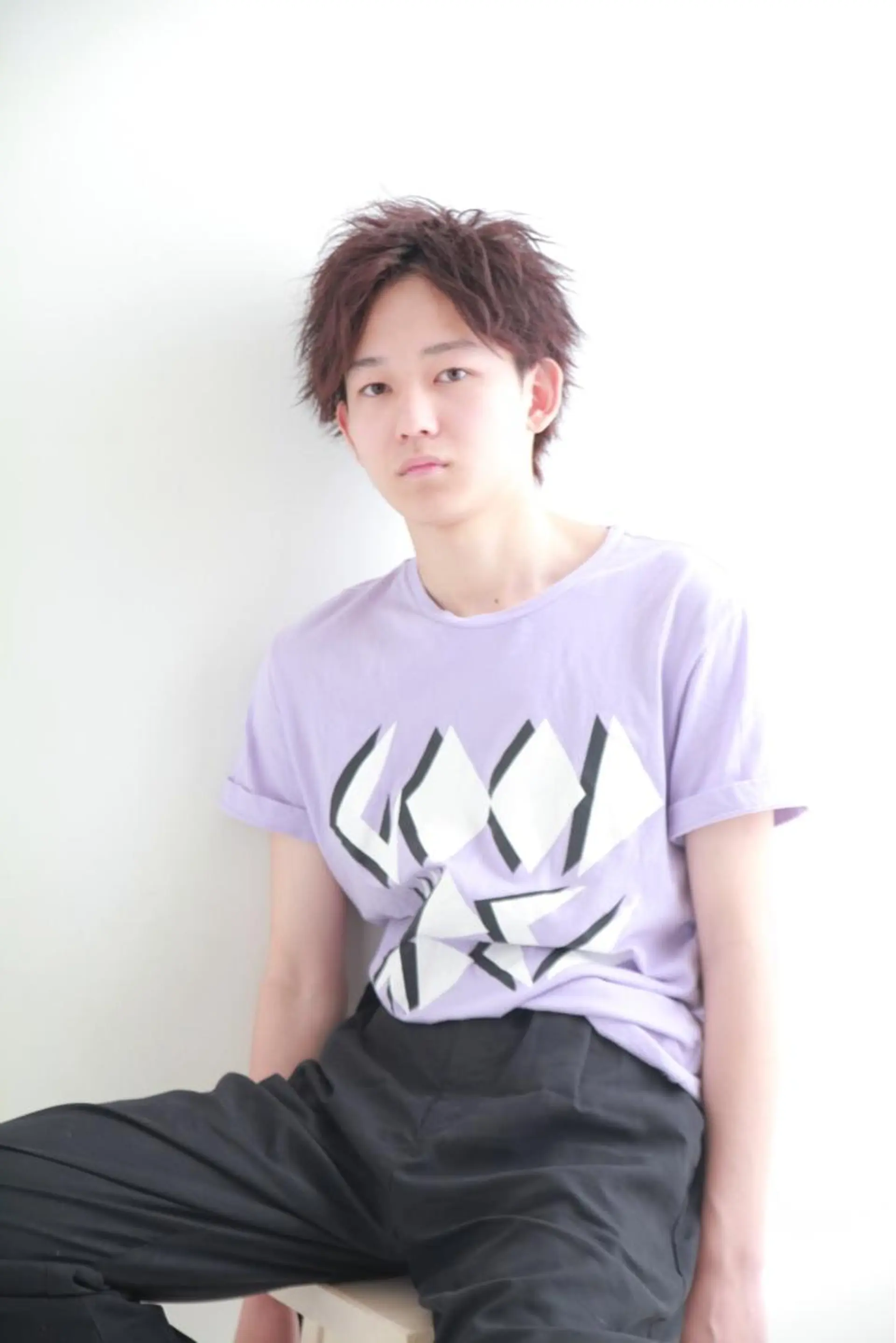 ショート カラー メンズ メンズヘア特化 崎田 成人のヘアスタイル