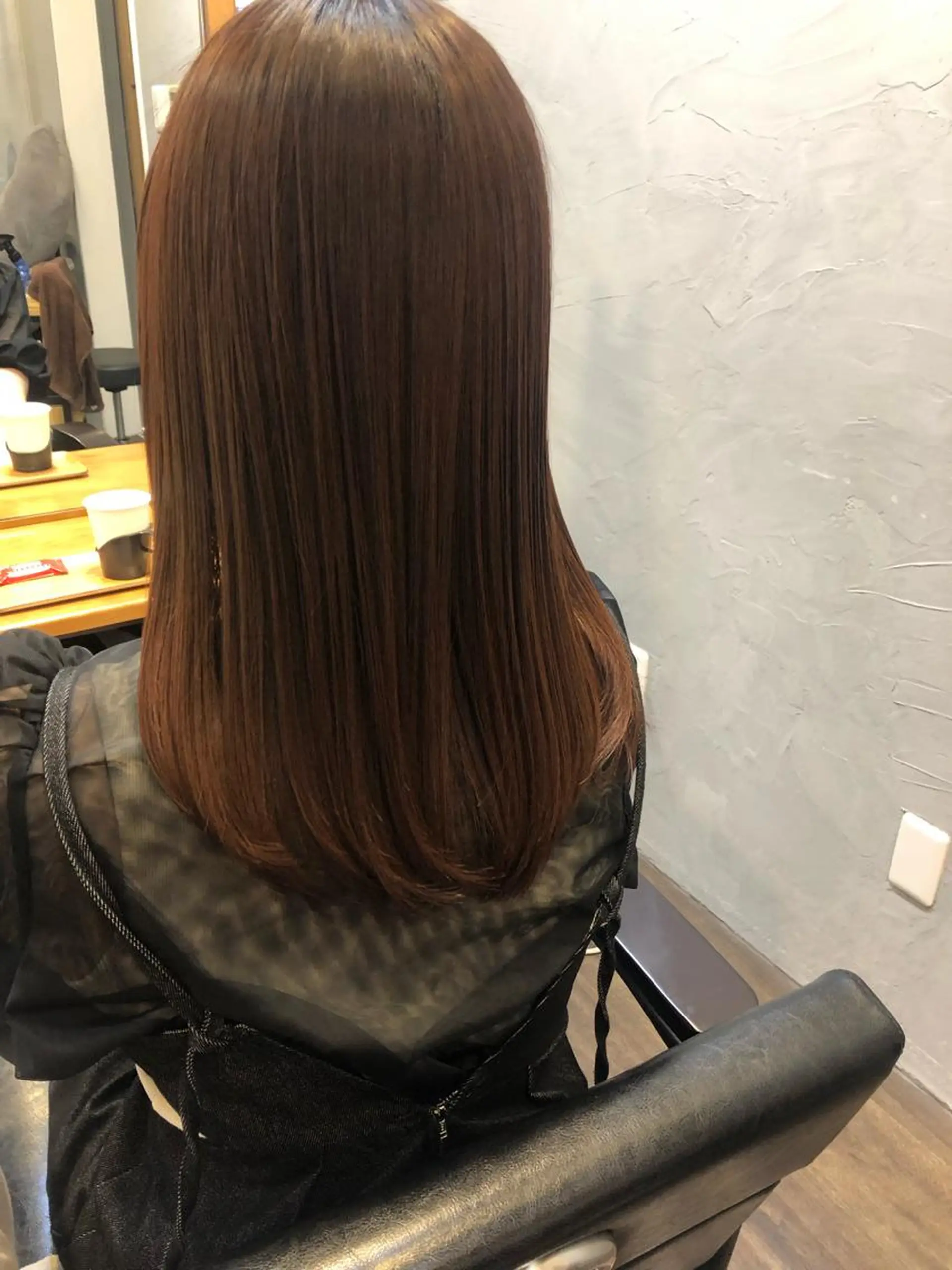 セミロング カラー 長井 美佳のヘアスタイル