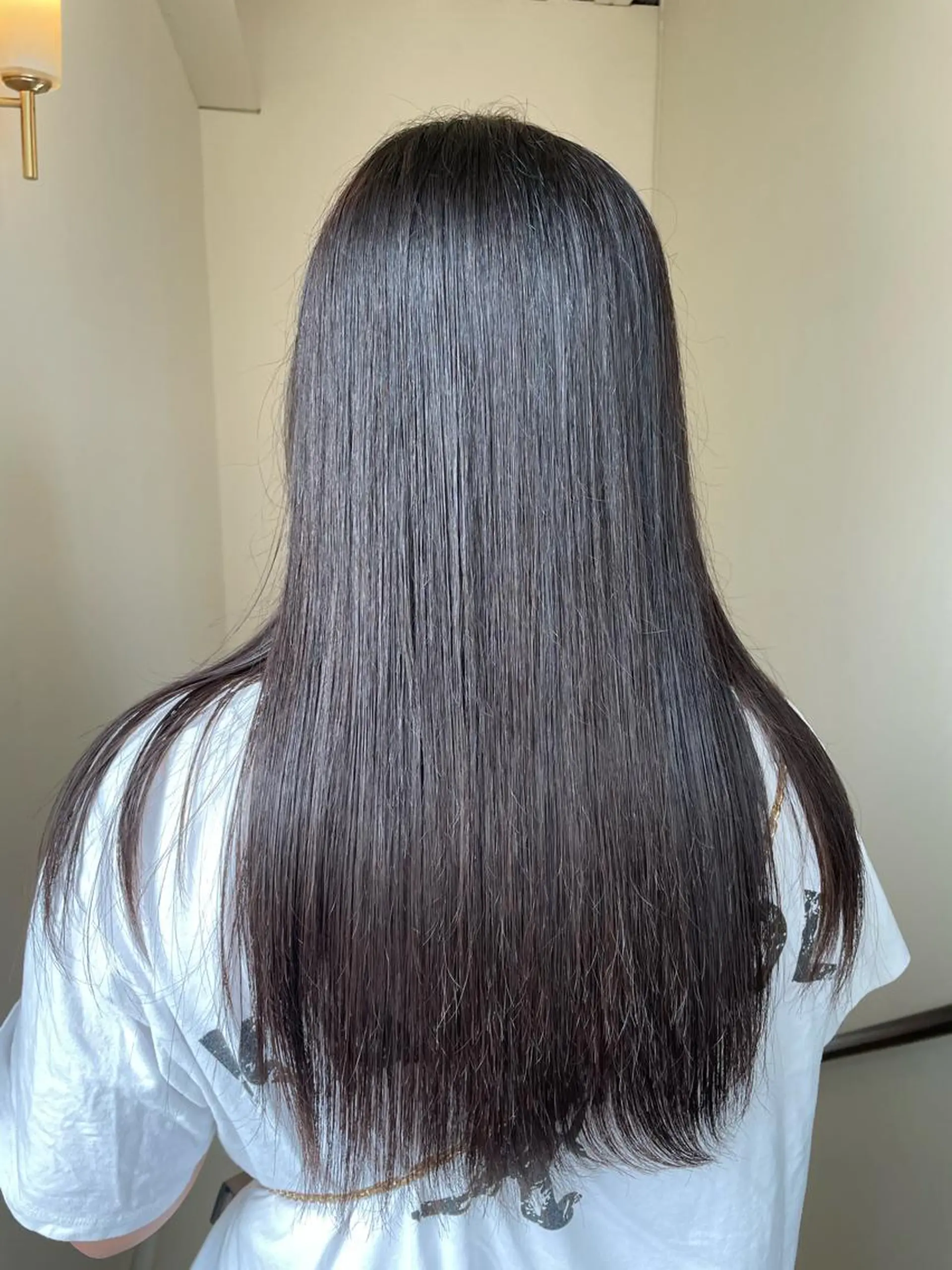 ミディアム カラー 髪質改善 ヘアカラー 縮毛矯正 Re.ly所属・Re.ly🎀 Ricoのヘアスタイル