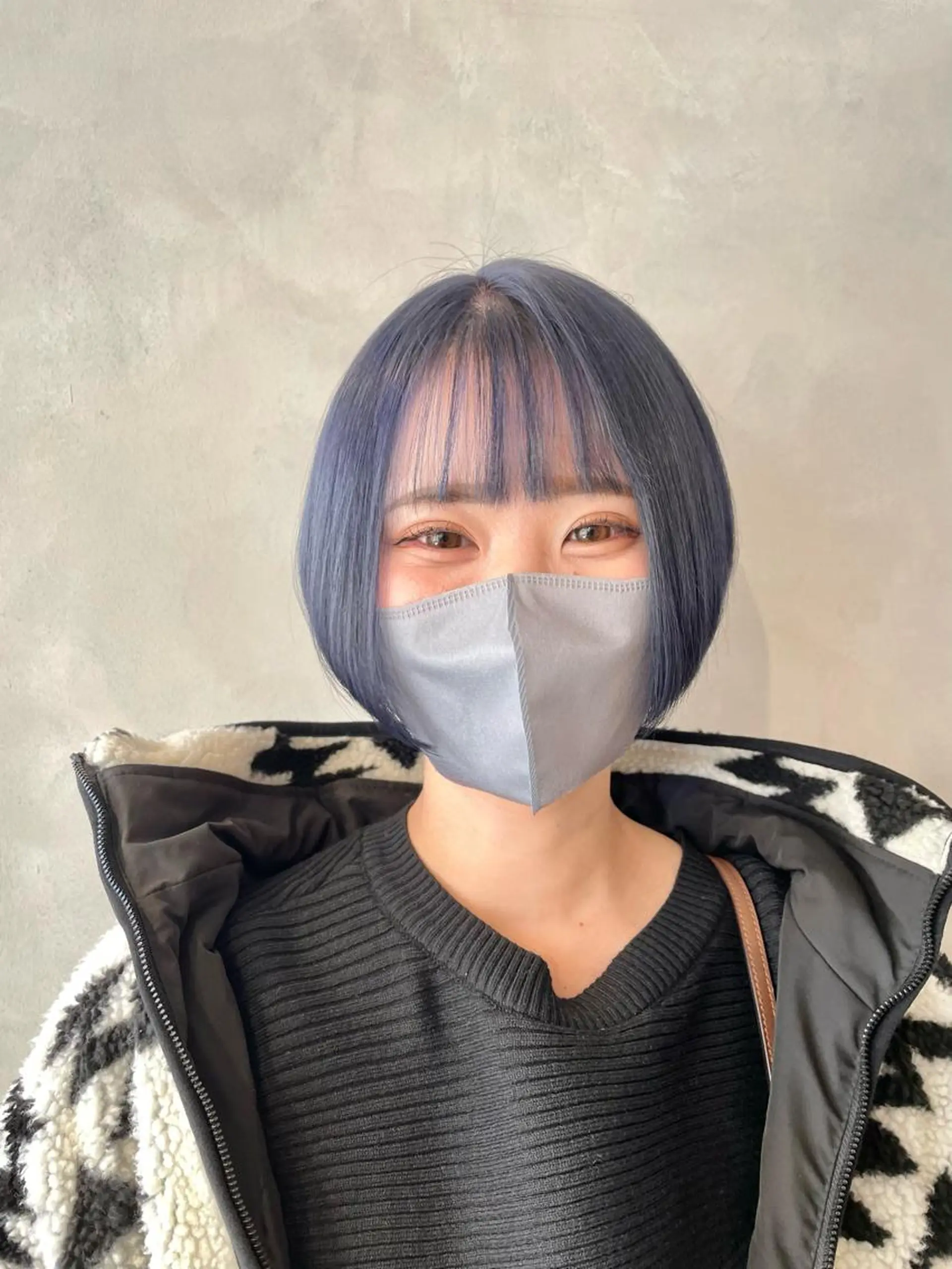 ショート カラー ブルーカラー ネイビーカラー meme原宿所属・ブロンド・ハイトーン ／遠藤将太のヘアスタイル