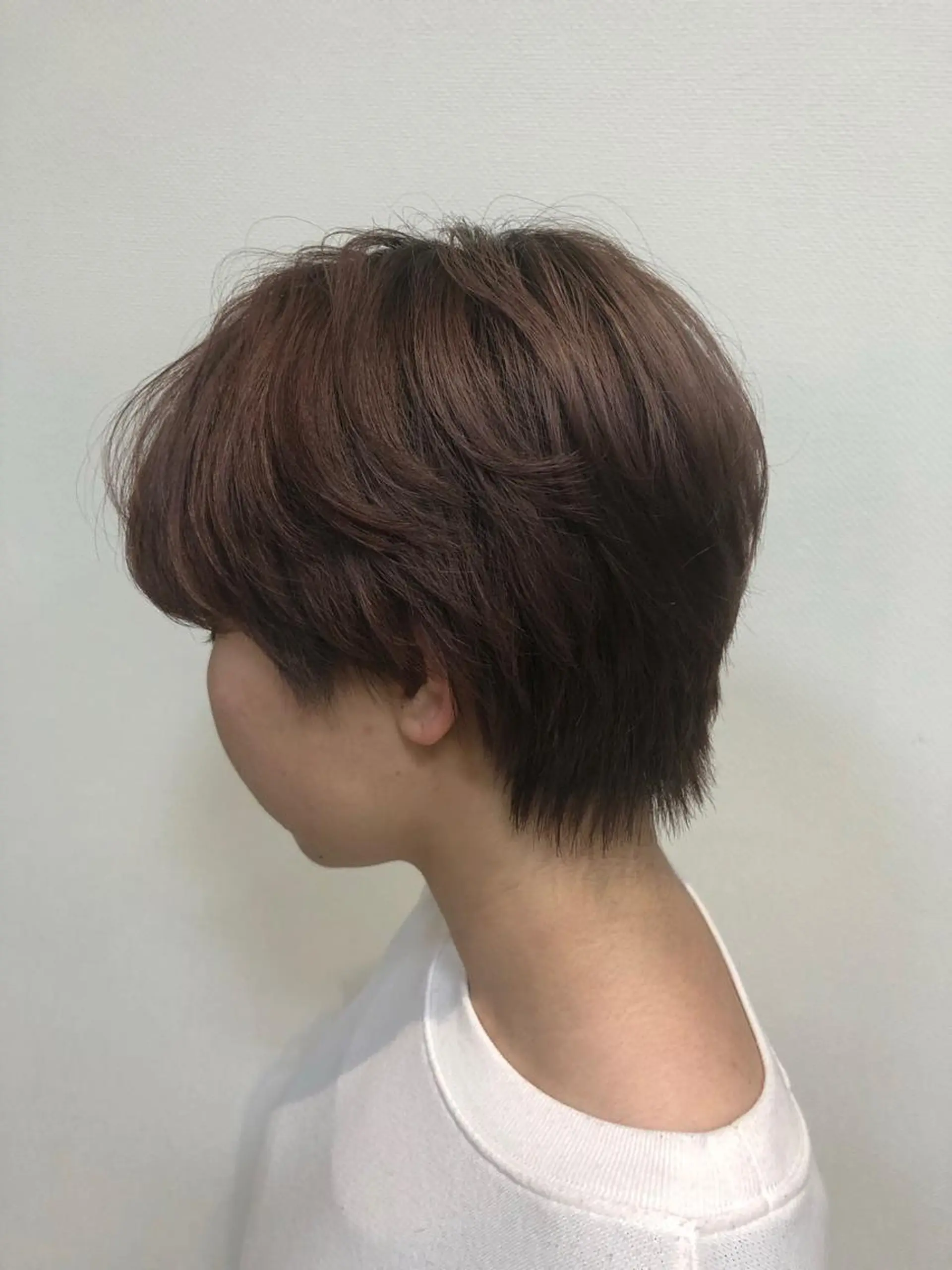 ショート カラー パーマ ヘアアレンジ ❣️倉敷❣️美髪 カラー能登一成のヘアスタイル