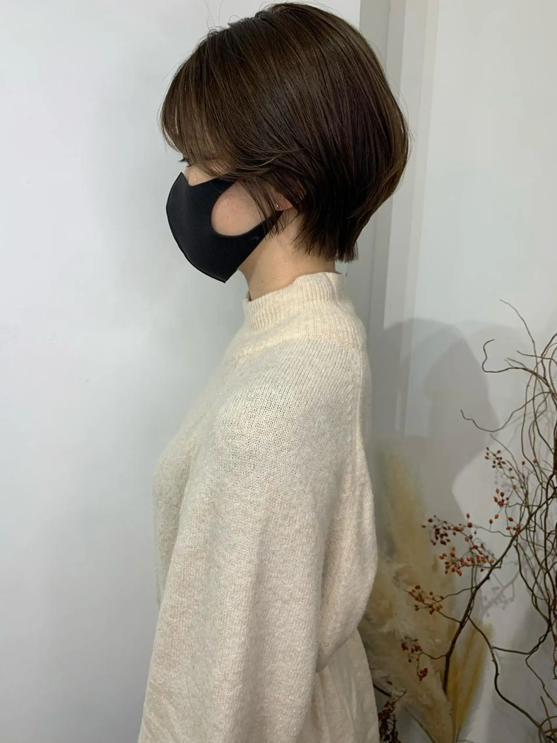 ショート 丸みショート ショートヘア カット トリートメント レイヤー/顔周り /AKARIのヘアスタイル