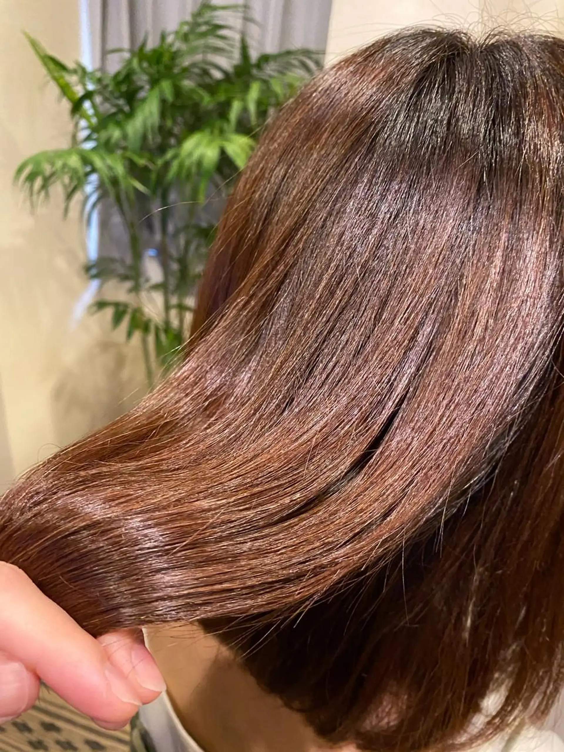 ミディアム 髪質改善 トリートメント Tr　Spa Salon Careのヘアスタイル